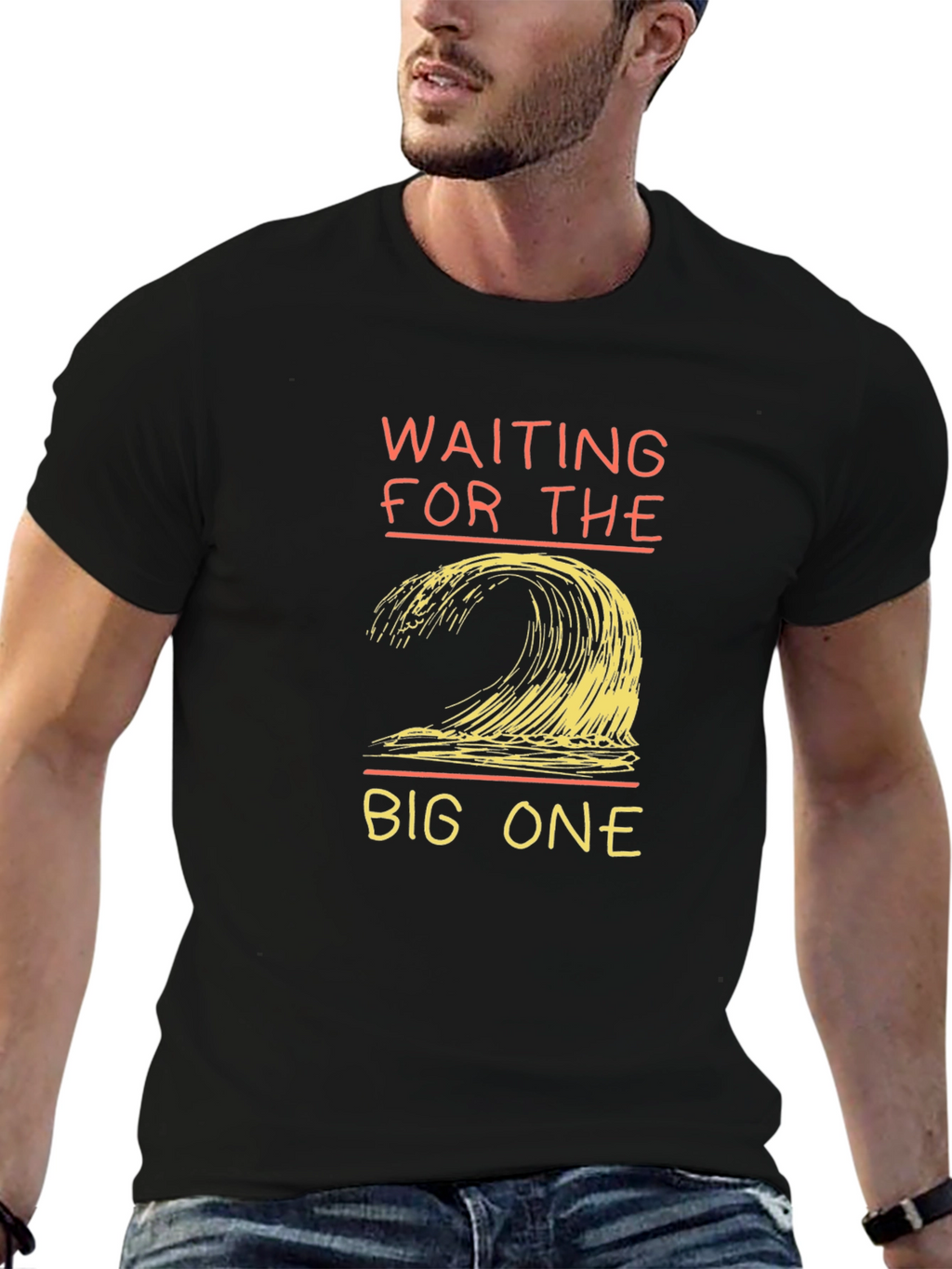 Waiting For The Big One Graphic Tee
