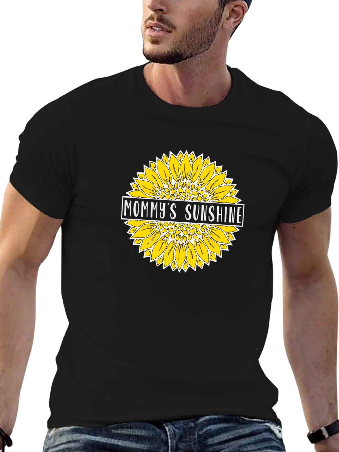 Mommys Sunshine Sunflower Graphic T-Shirt