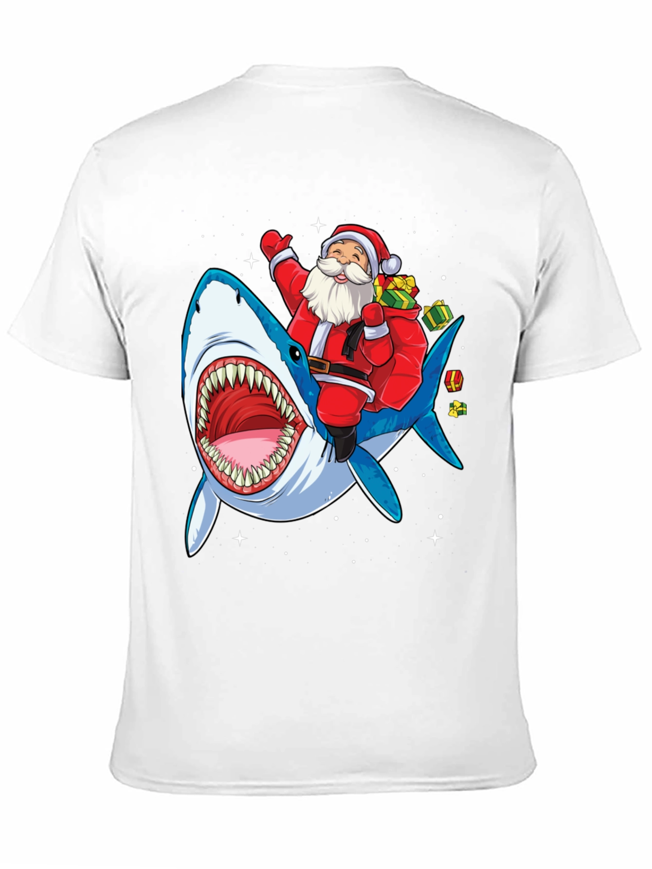 Santa Shark Tee - Holiday Fun!