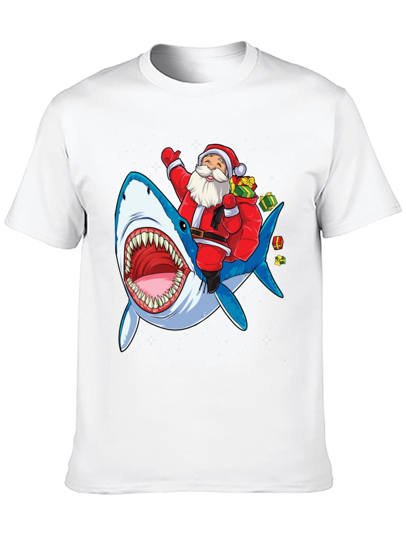 Santa Shark Tee - Holiday Fun!