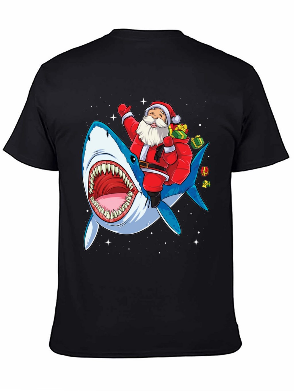 Santa Shark Tee - Holiday Fun!