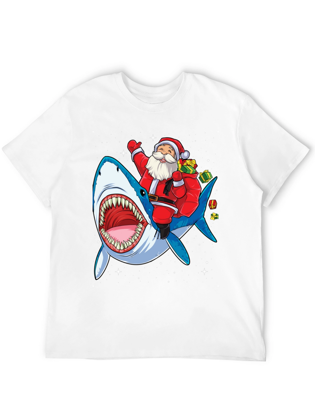 Santa Shark Tee - Holiday Fun!