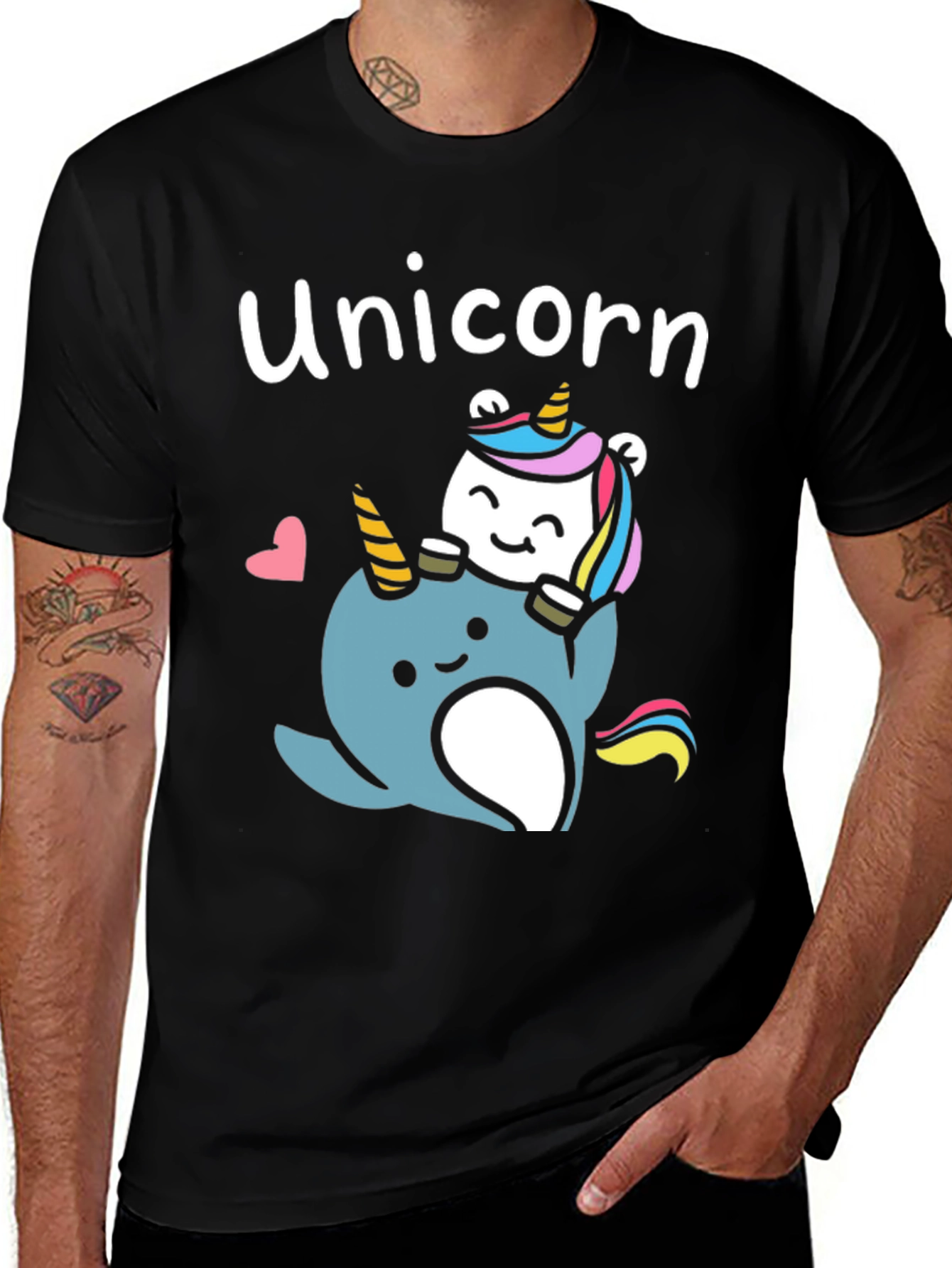 Unicorn Narwhal T-Shirt - Cute Graphic Tee