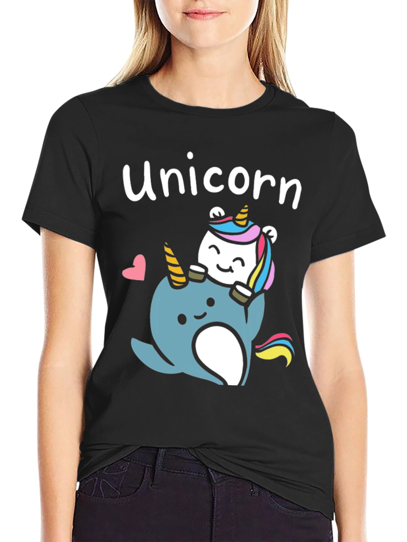 Unicorn Narwhal T-Shirt - Cute Graphic Tee