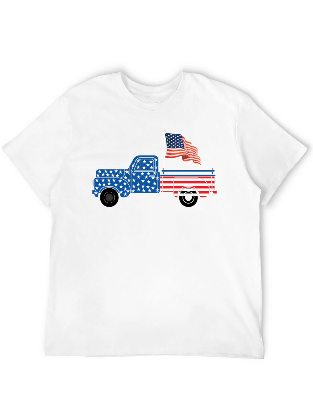 Patriotic Truck Graphic T-Shirt