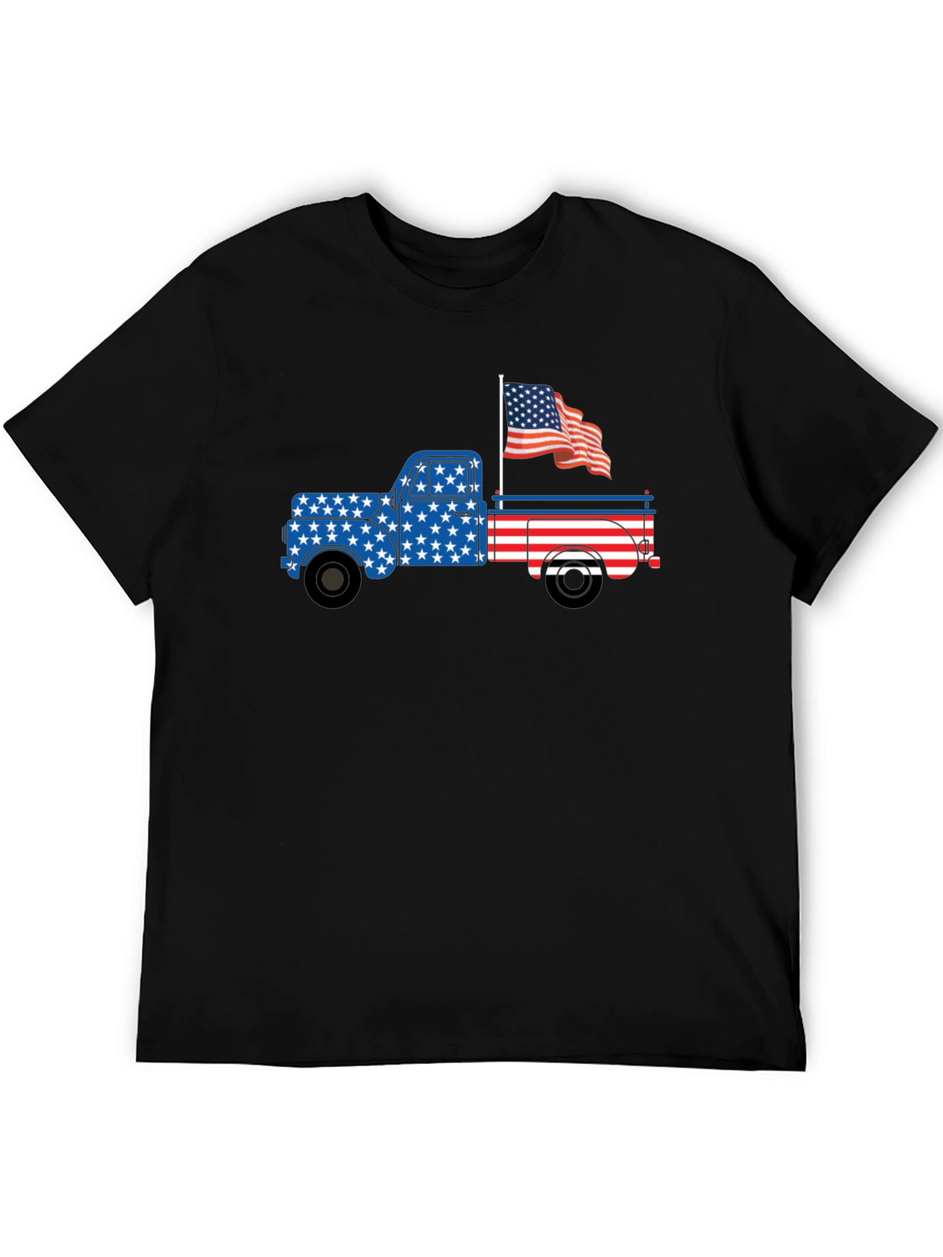 Patriotic Truck Graphic T-Shirt