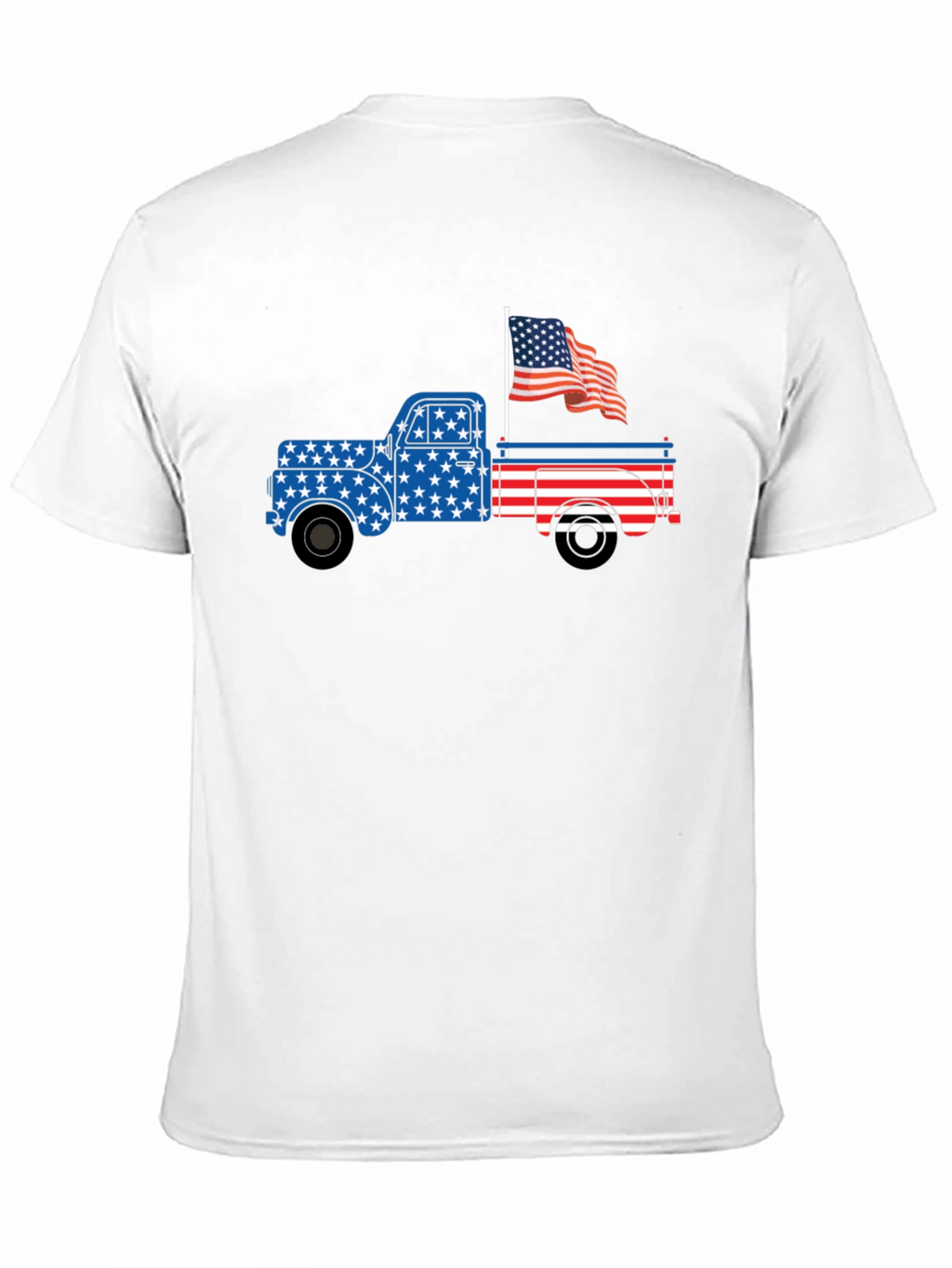 Patriotic Truck Graphic T-Shirt