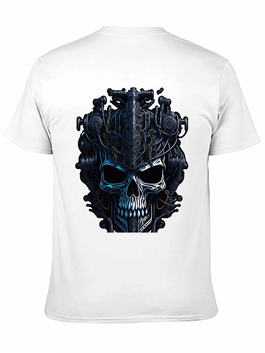 Steampunk Skull Graphic T-Shirt - Dark Mechanic