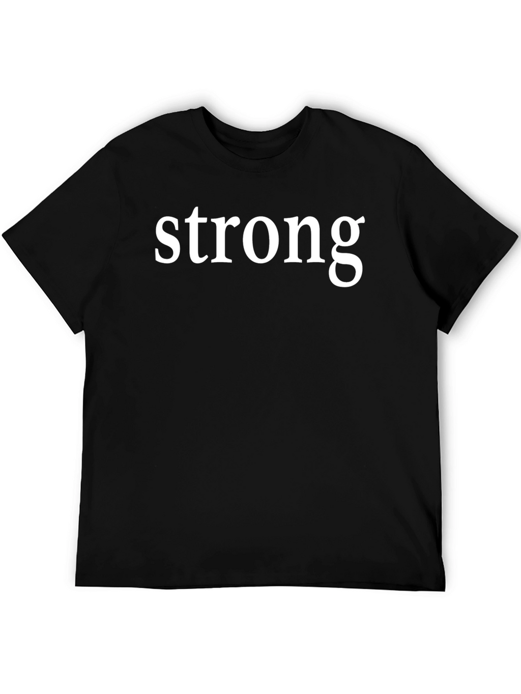 Strong Graphic Tee - Classic Black T-Shirt