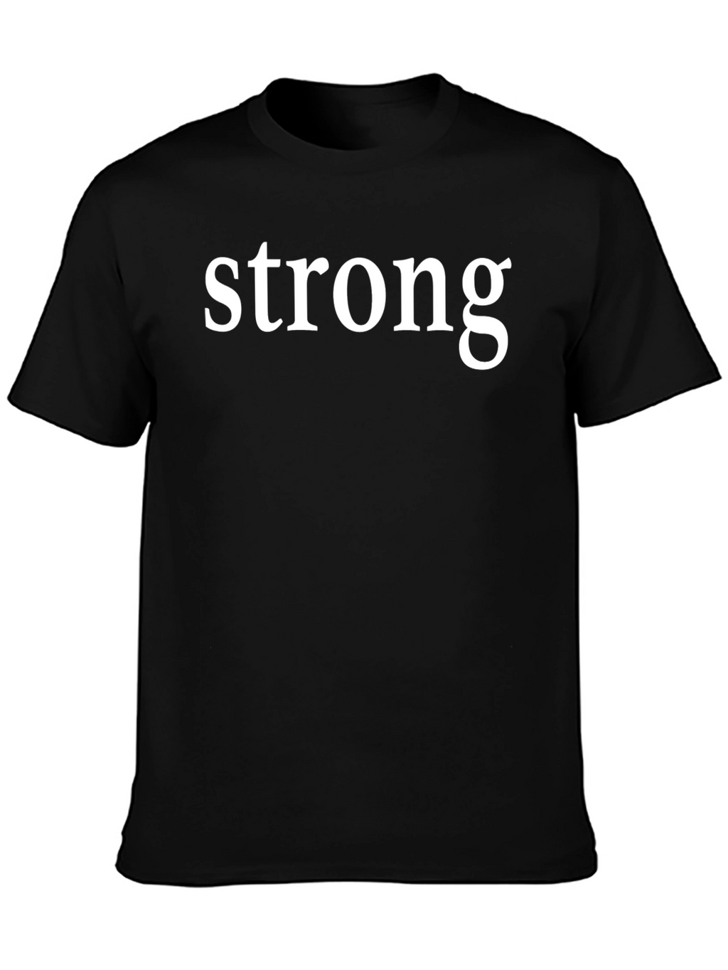 Strong Graphic Tee - Classic Black T-Shirt