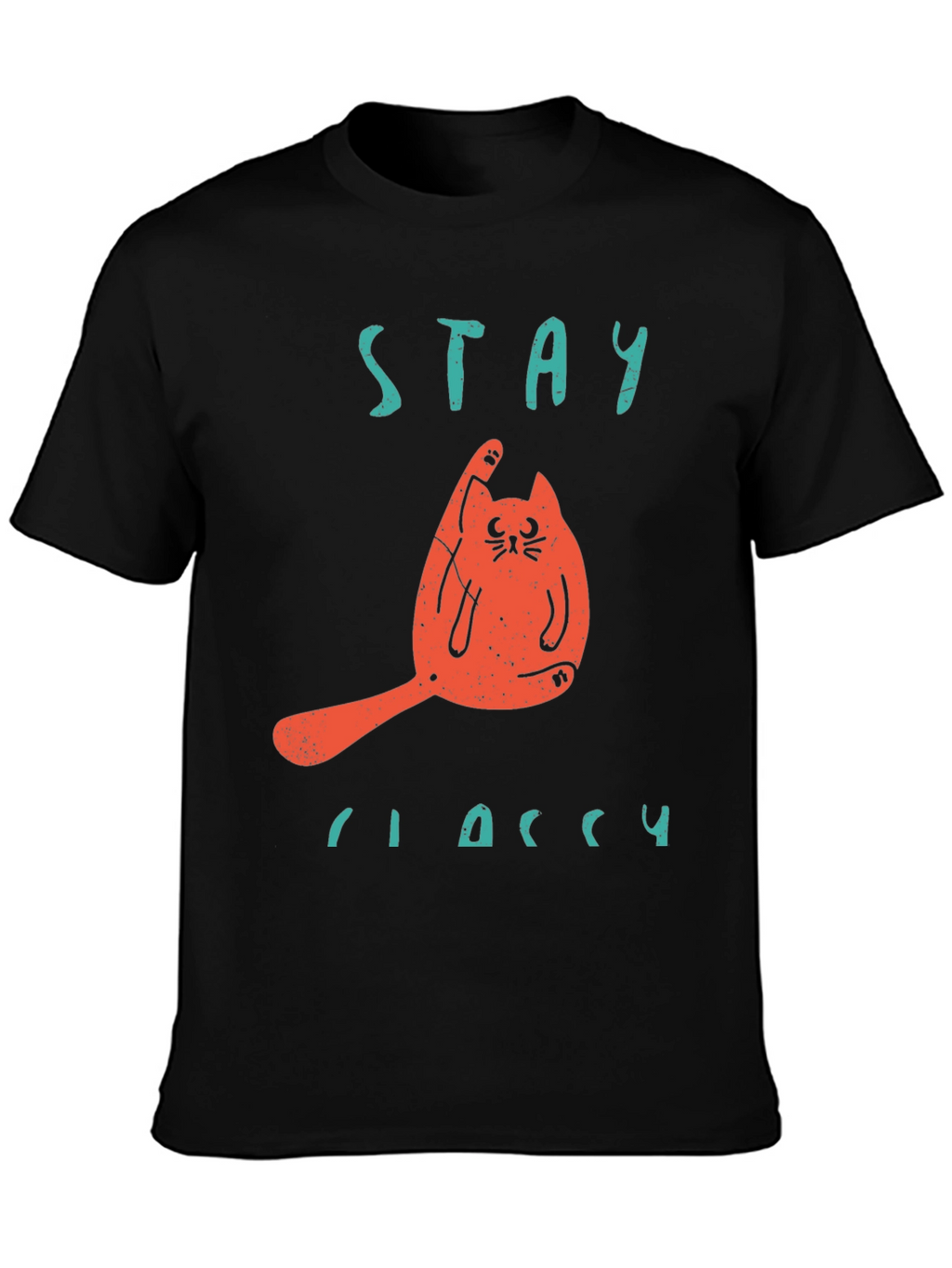 Stay Classy Cat T-Shirt - Funny Novelty Tee