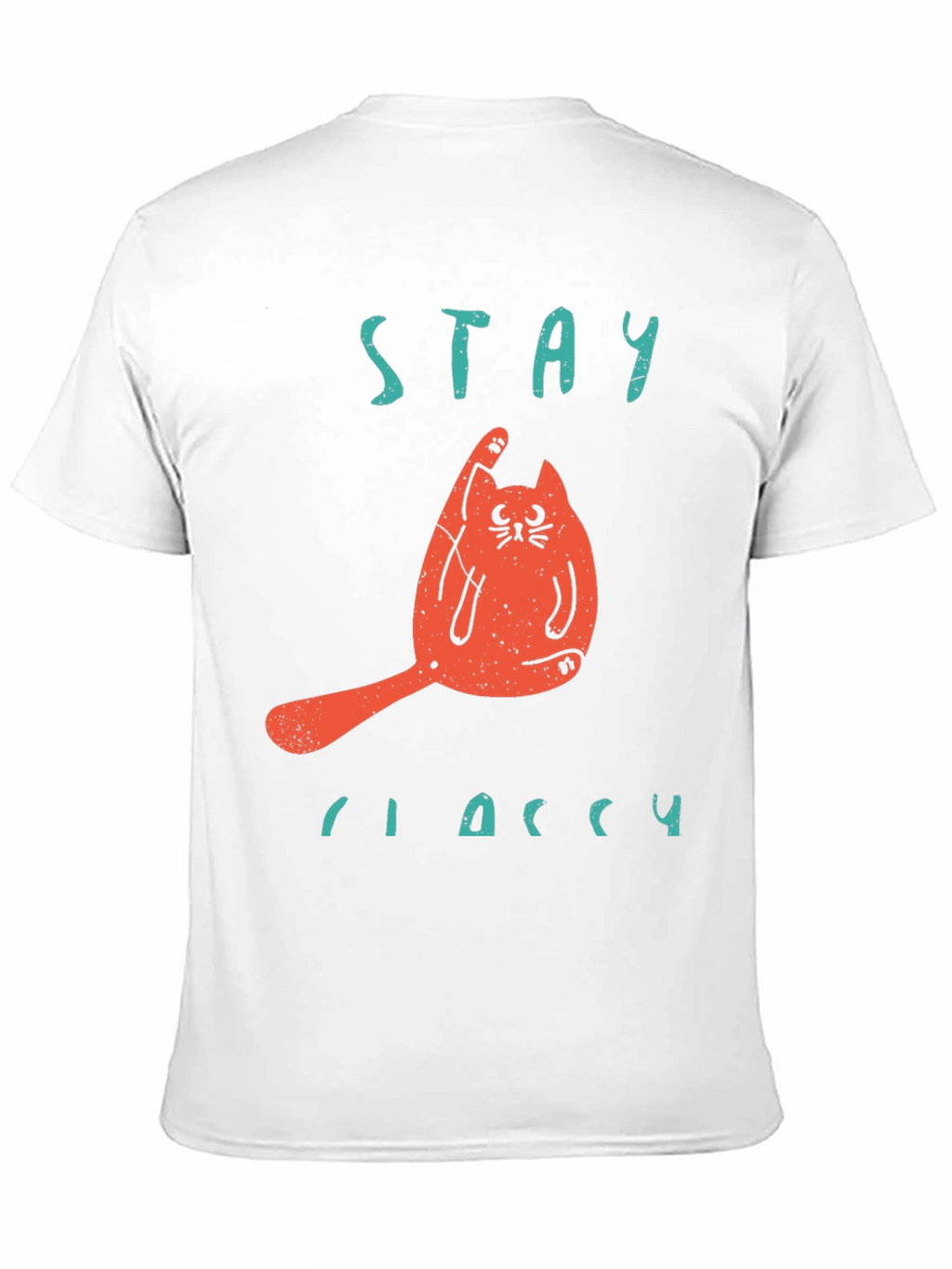 Stay Classy Cat T-Shirt - Funny Novelty Tee