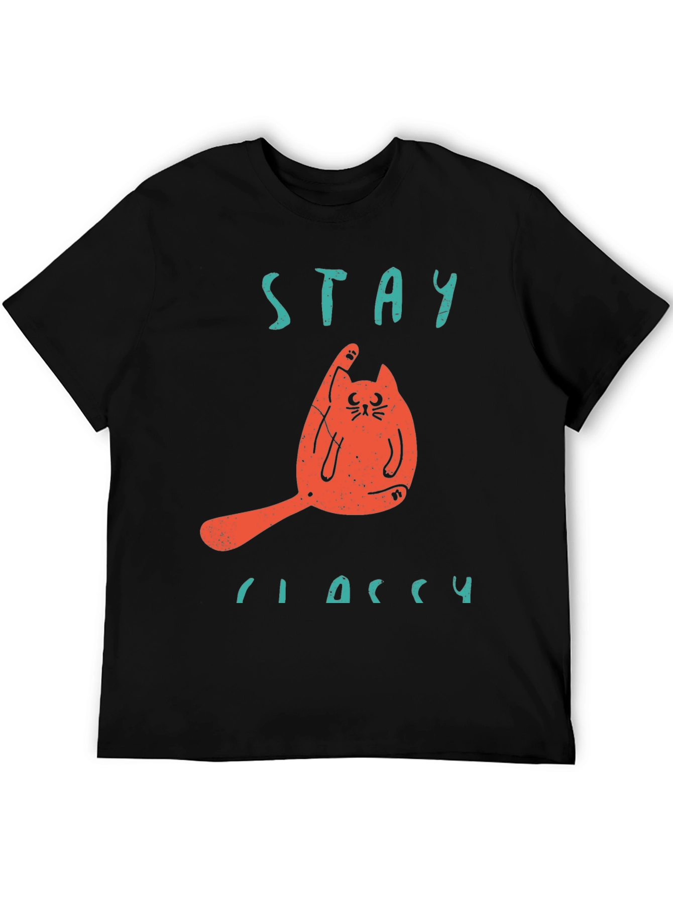 Stay Classy Cat T-Shirt - Funny Novelty Tee