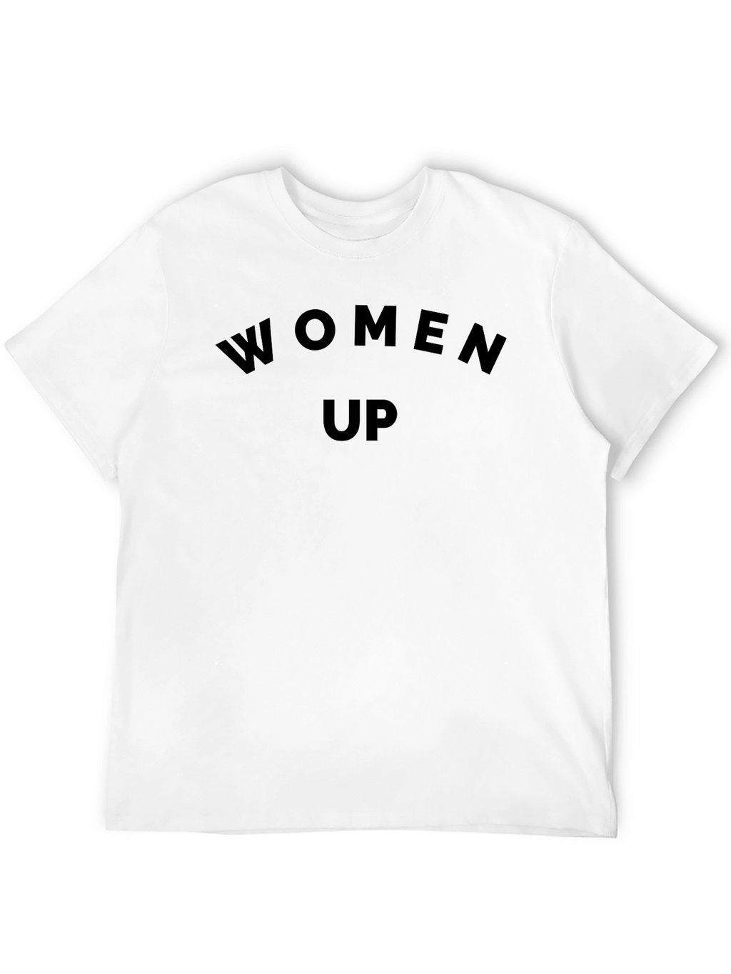 Women Up Black T-Shirt - Empowering Graphic Tee