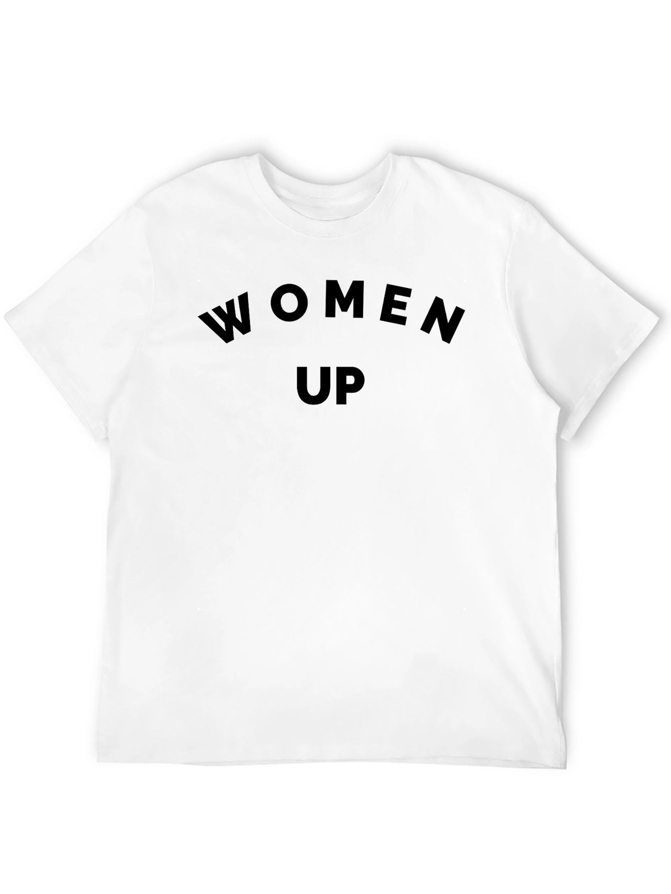 Women Up Black T-Shirt - Empowering Graphic Tee