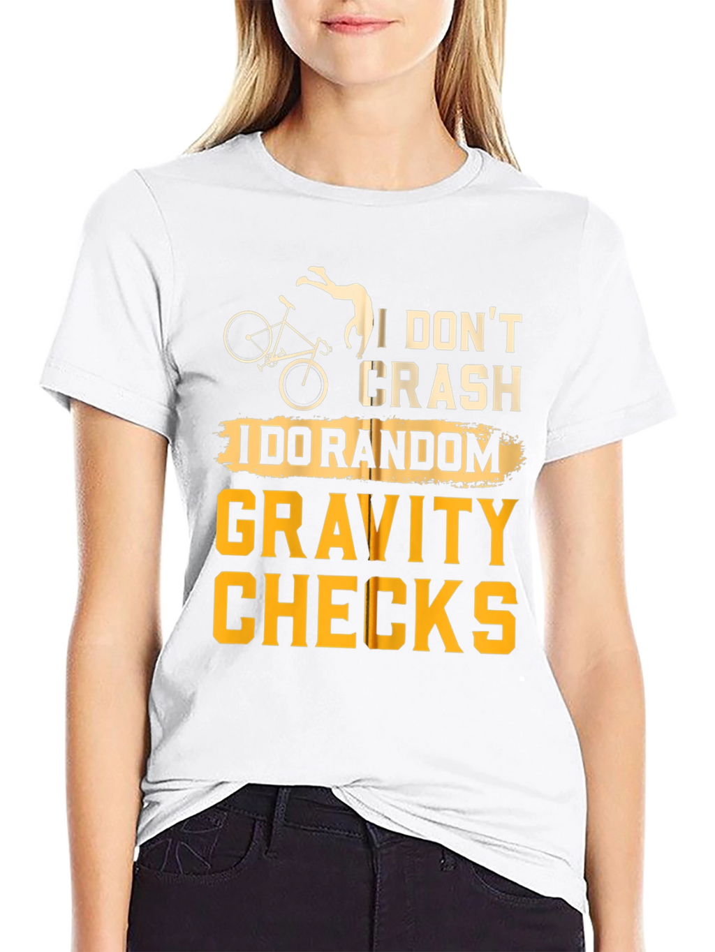 I Dont Crash T-Shirt Random Gravity Checks