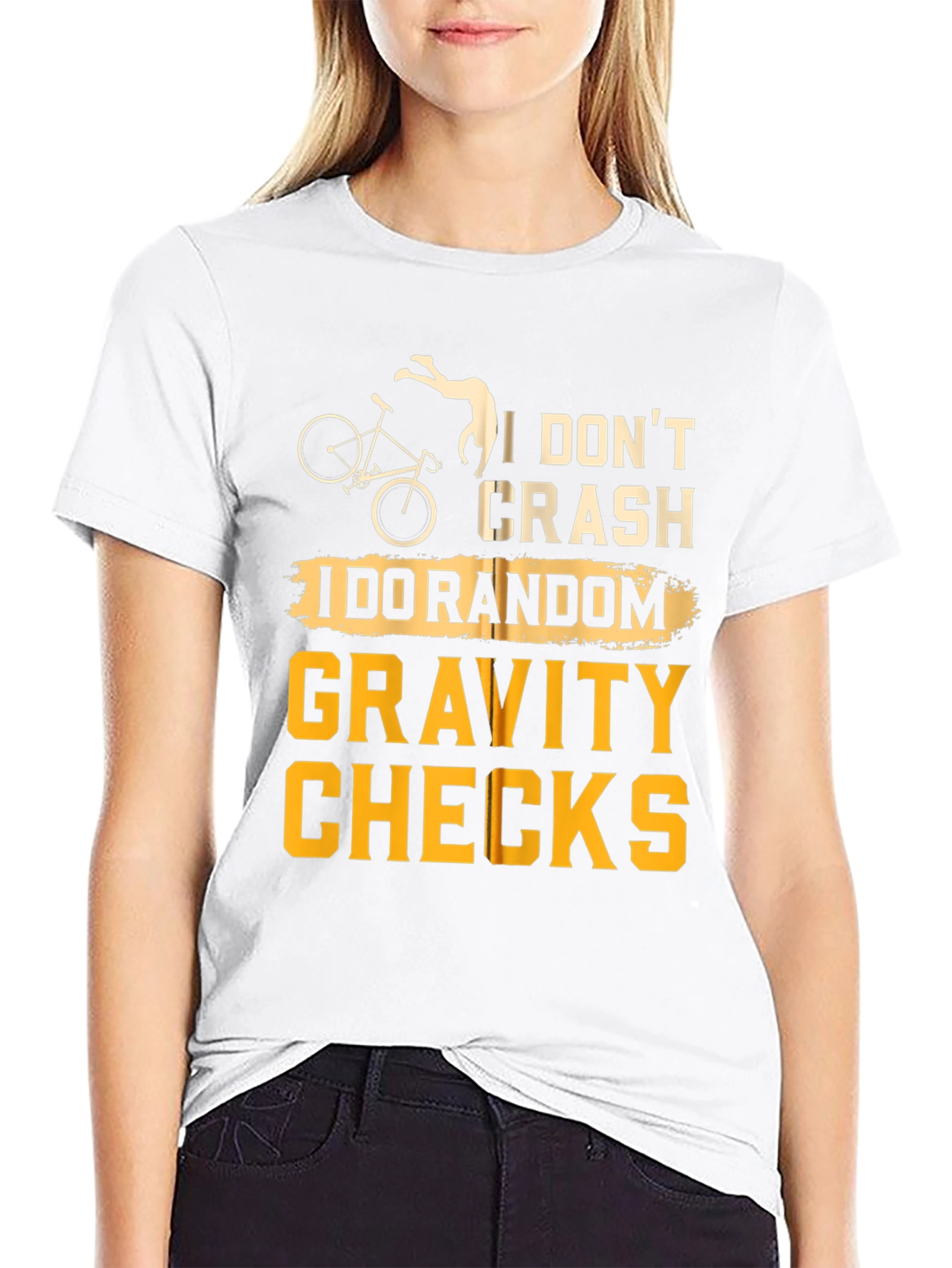 I Dont Crash T-Shirt Random Gravity Checks