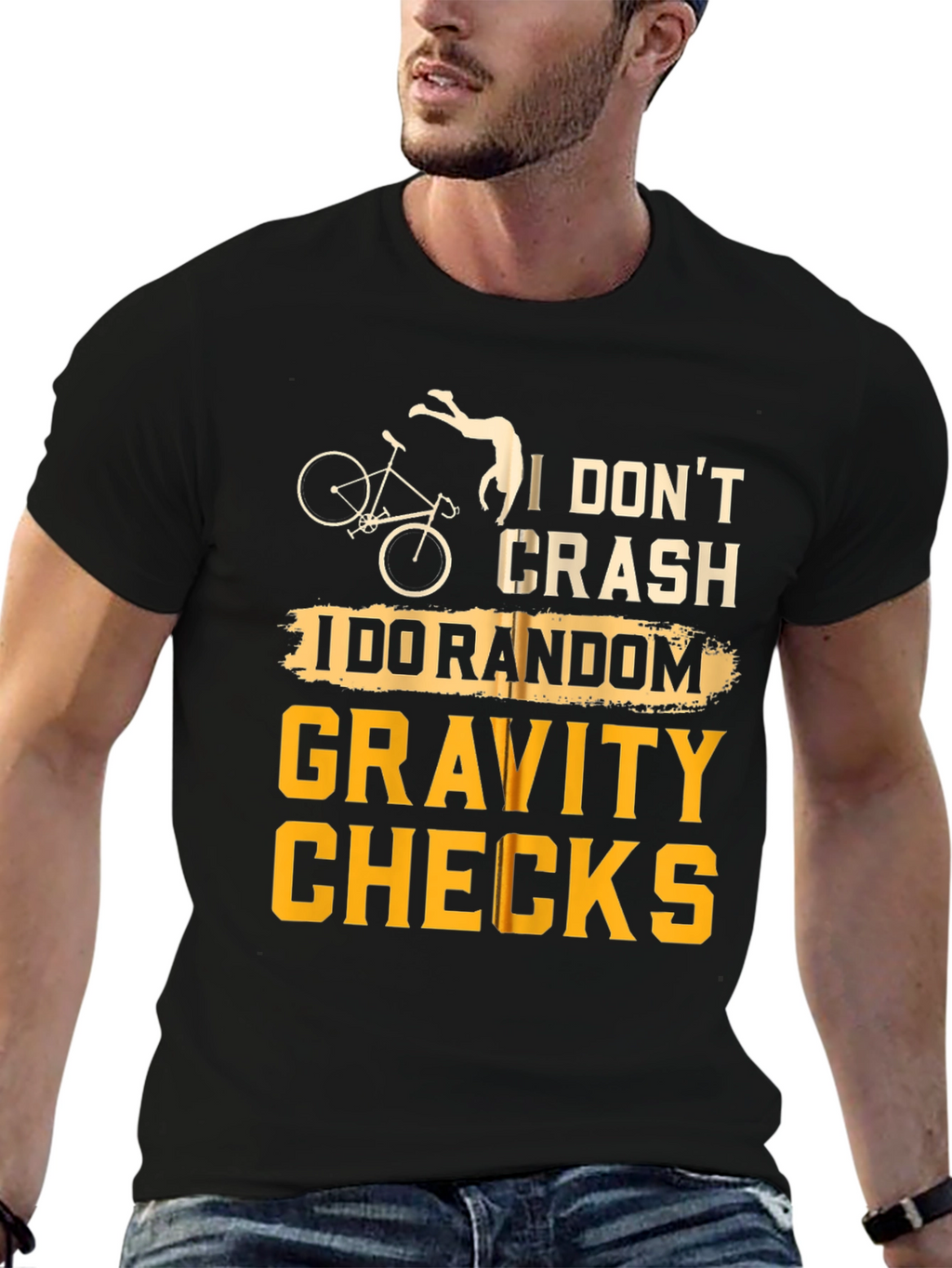 I Dont Crash T-Shirt Random Gravity Checks