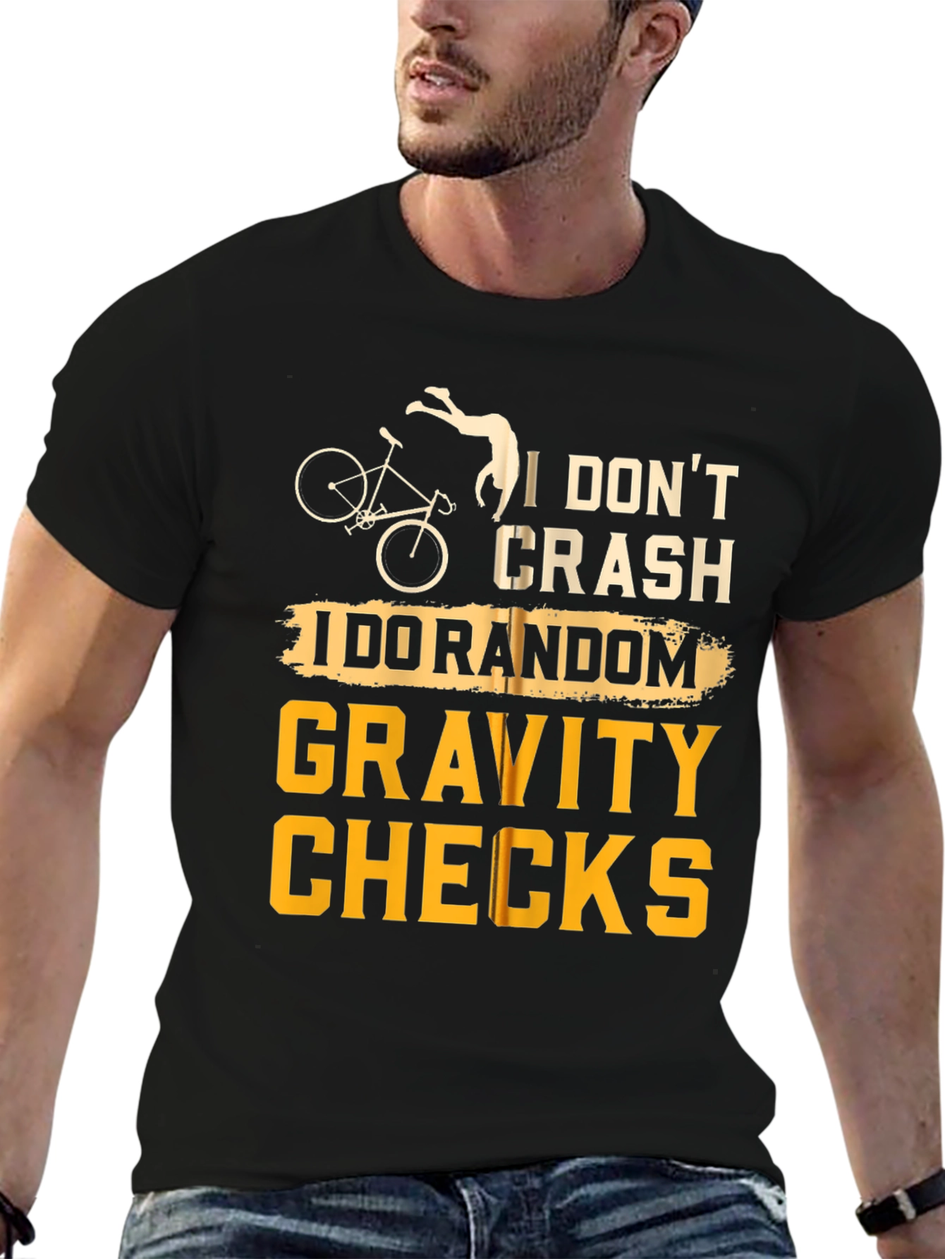 I Dont Crash T-Shirt Random Gravity Checks
