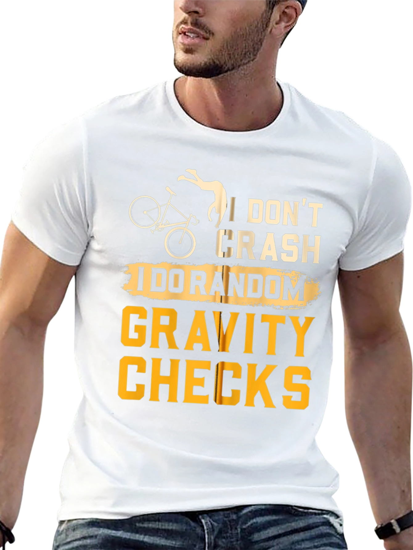 I Dont Crash T-Shirt Random Gravity Checks