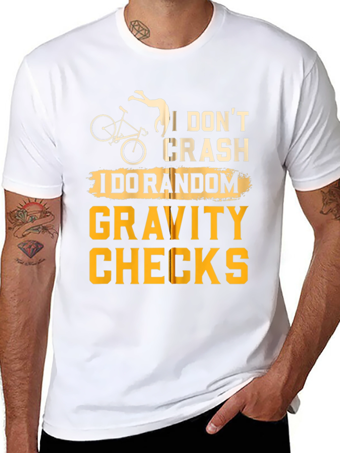 I Dont Crash T-Shirt Random Gravity Checks