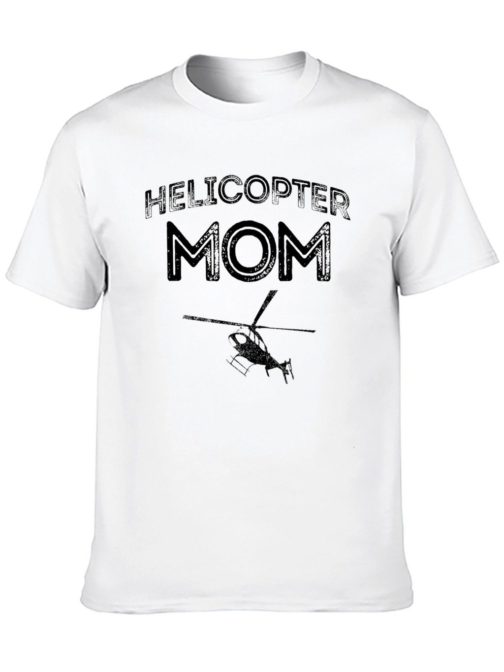 Helicopter Mom Black T-Shirt - Novelty Graphic Tee