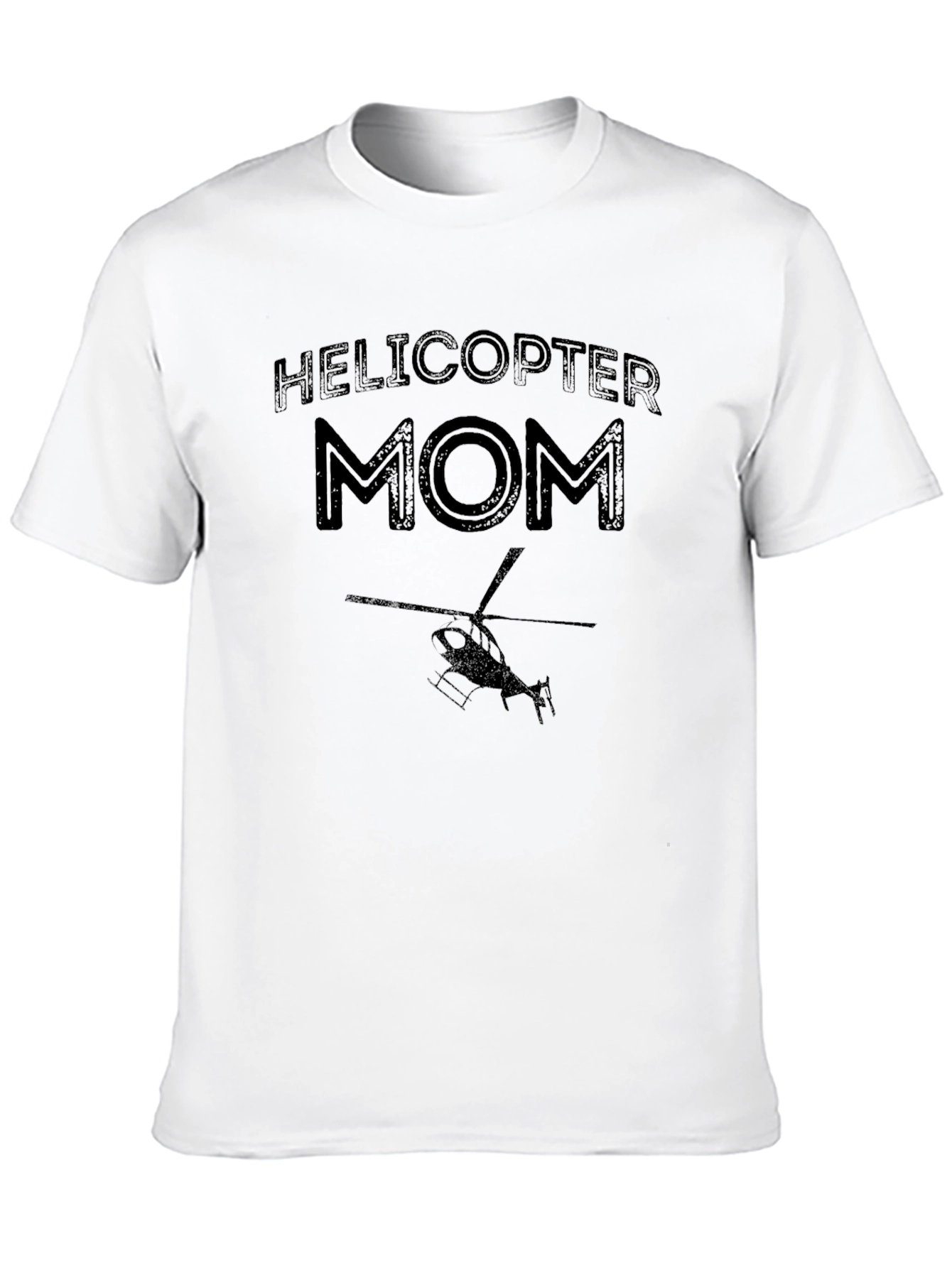 Helicopter Mom Black T-Shirt - Novelty Graphic Tee