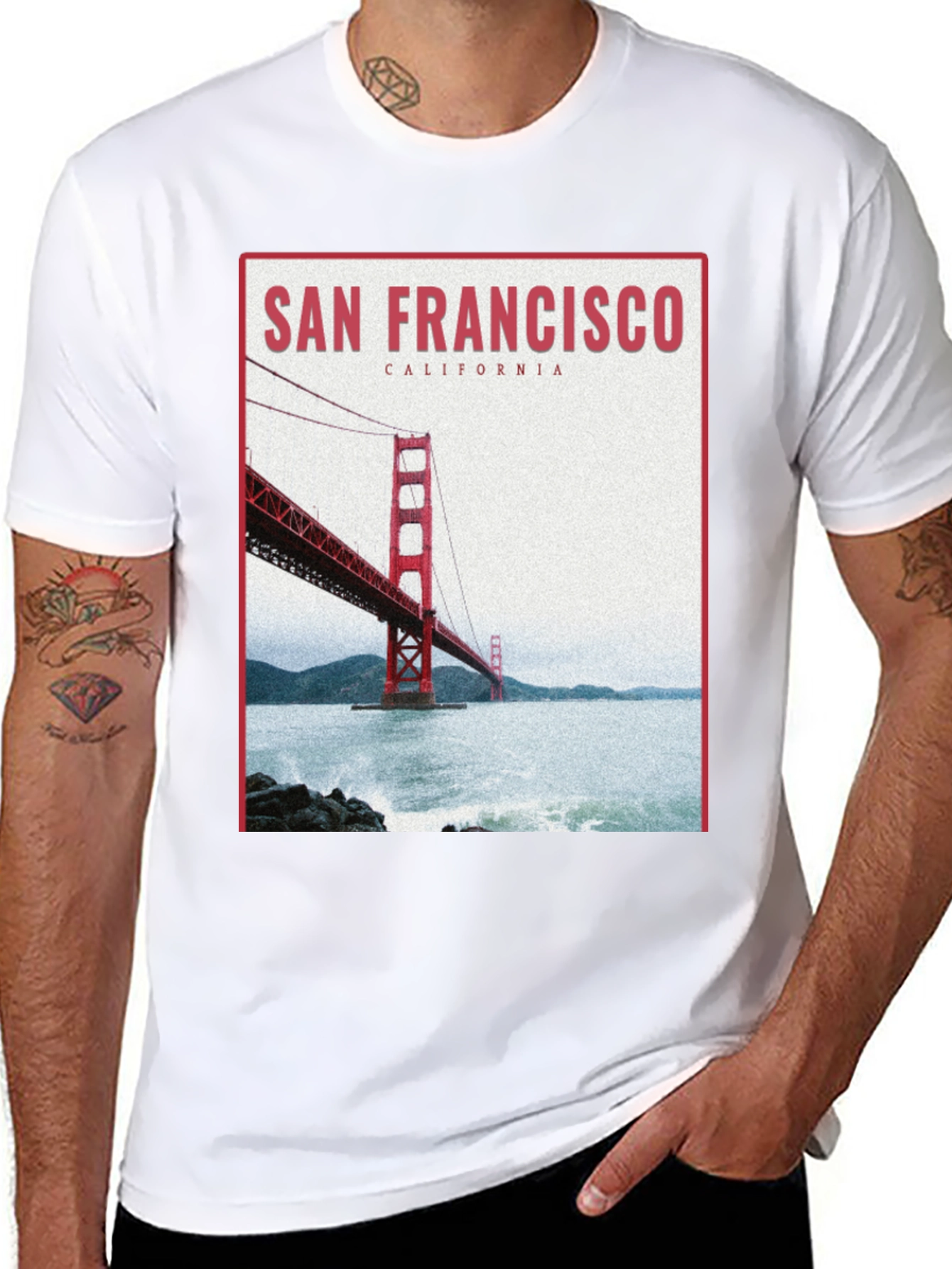 San Francisco Golden Gate Bridge Graphic Tee