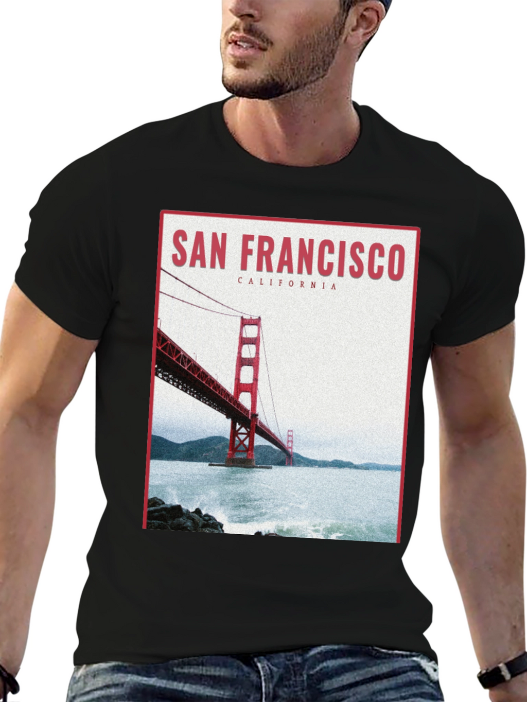 San Francisco Golden Gate Bridge Graphic Tee