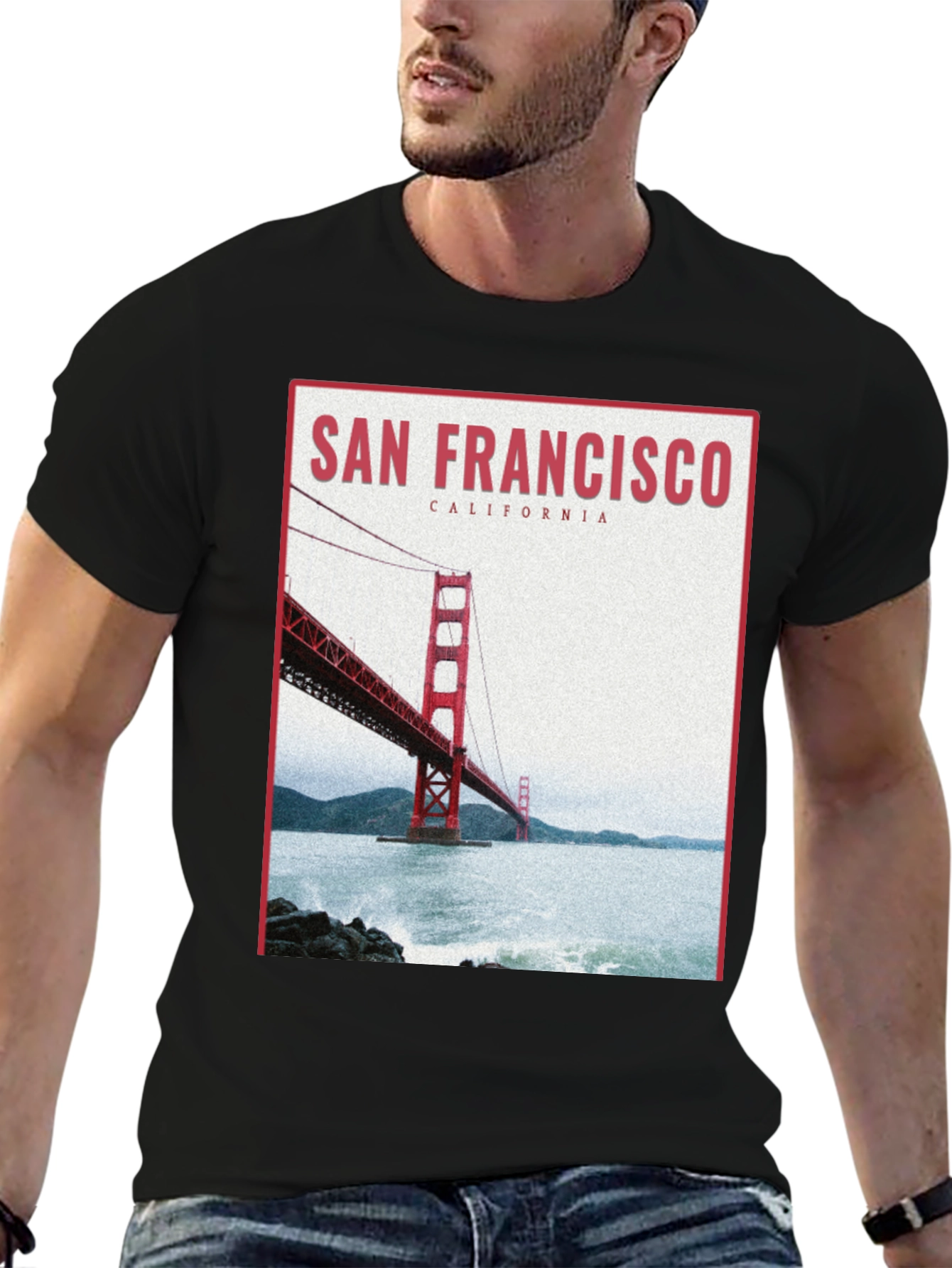 San Francisco Golden Gate Bridge Graphic Tee