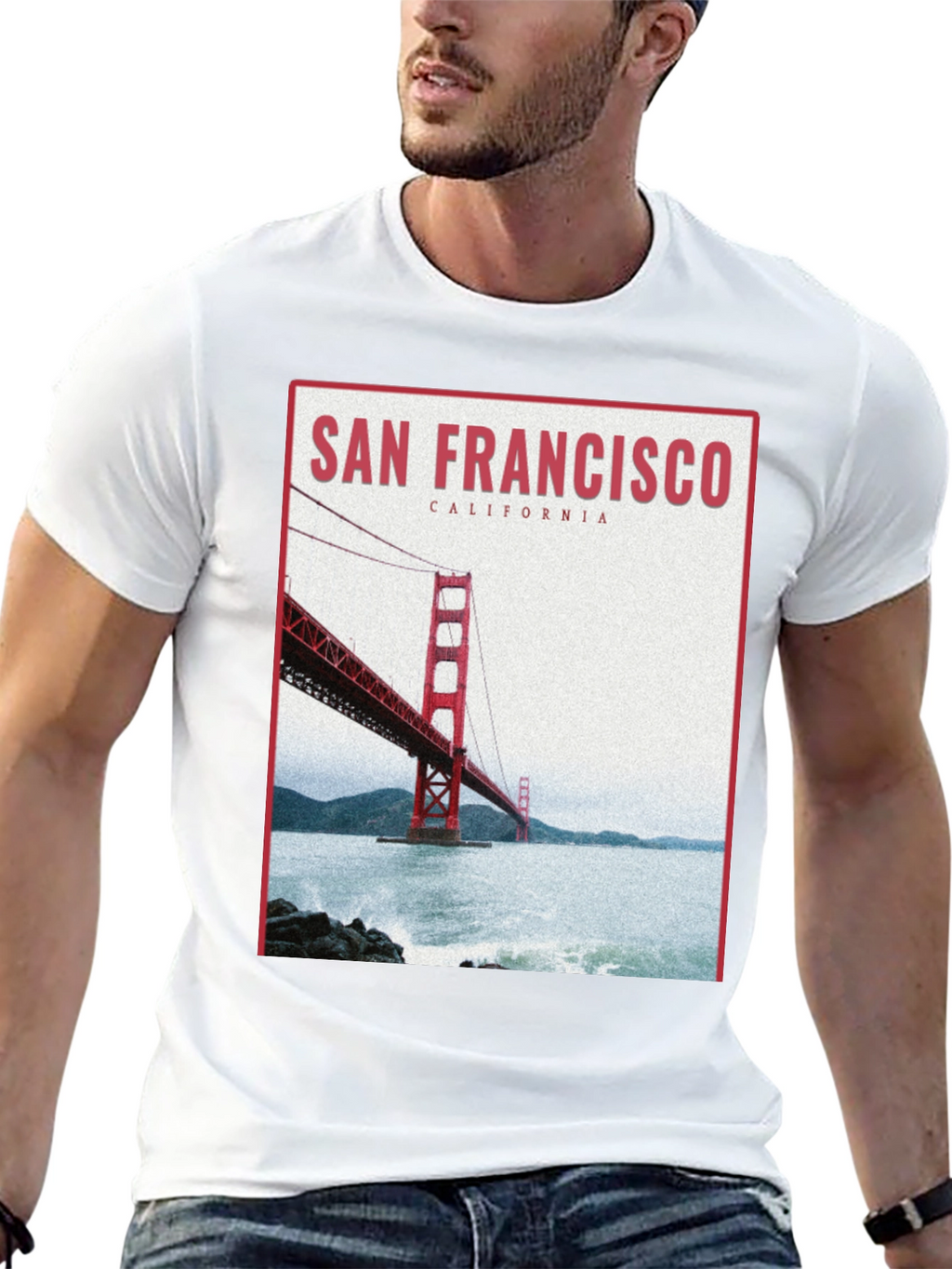 San Francisco Golden Gate Bridge Graphic Tee