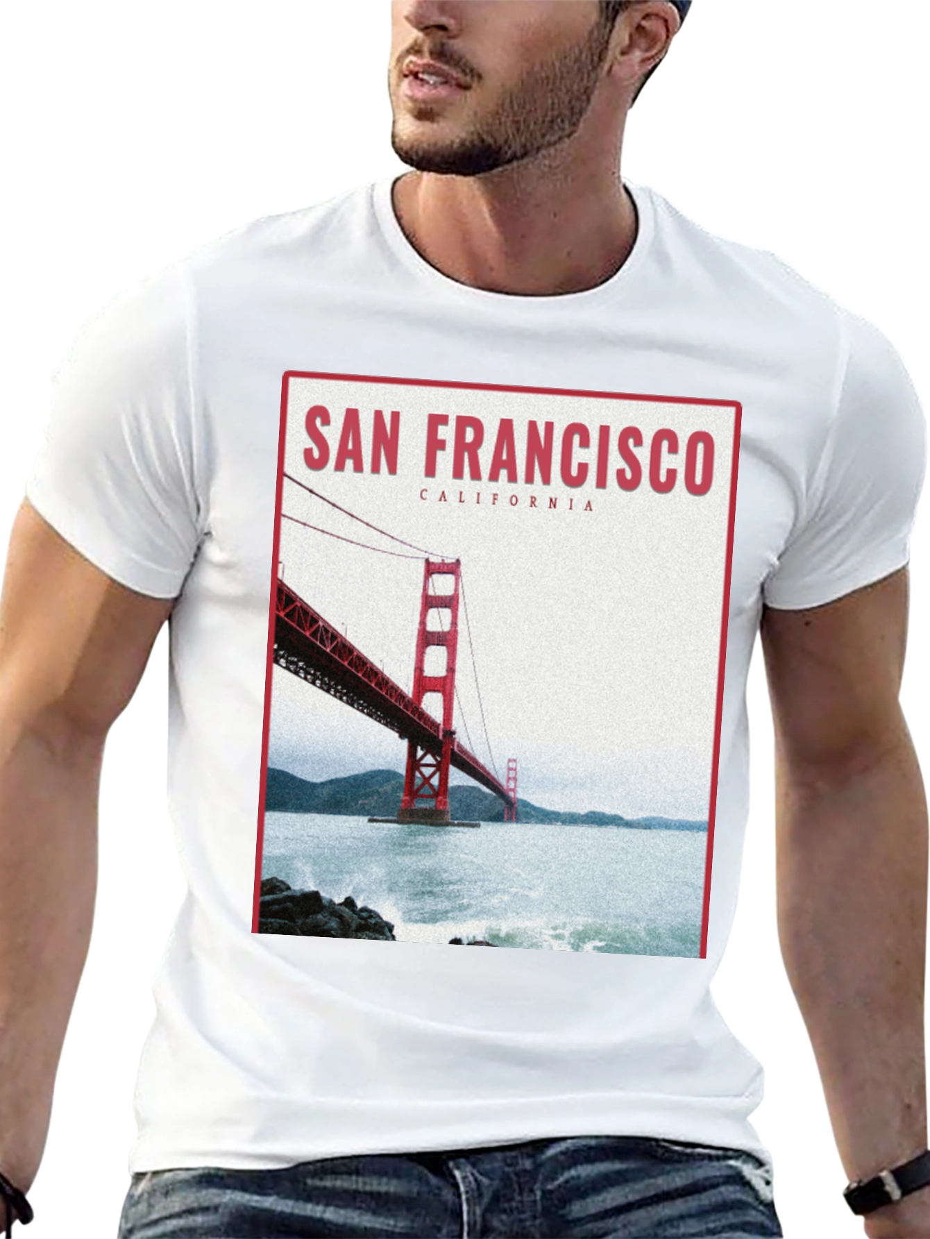 San Francisco Golden Gate Bridge Graphic Tee