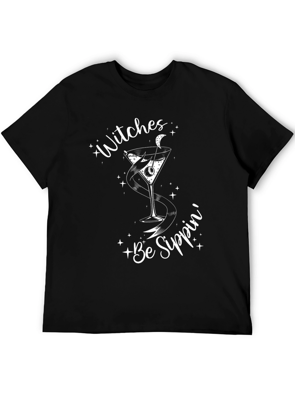 Witches Be Sippin Graphic Tee - Halloween Fun