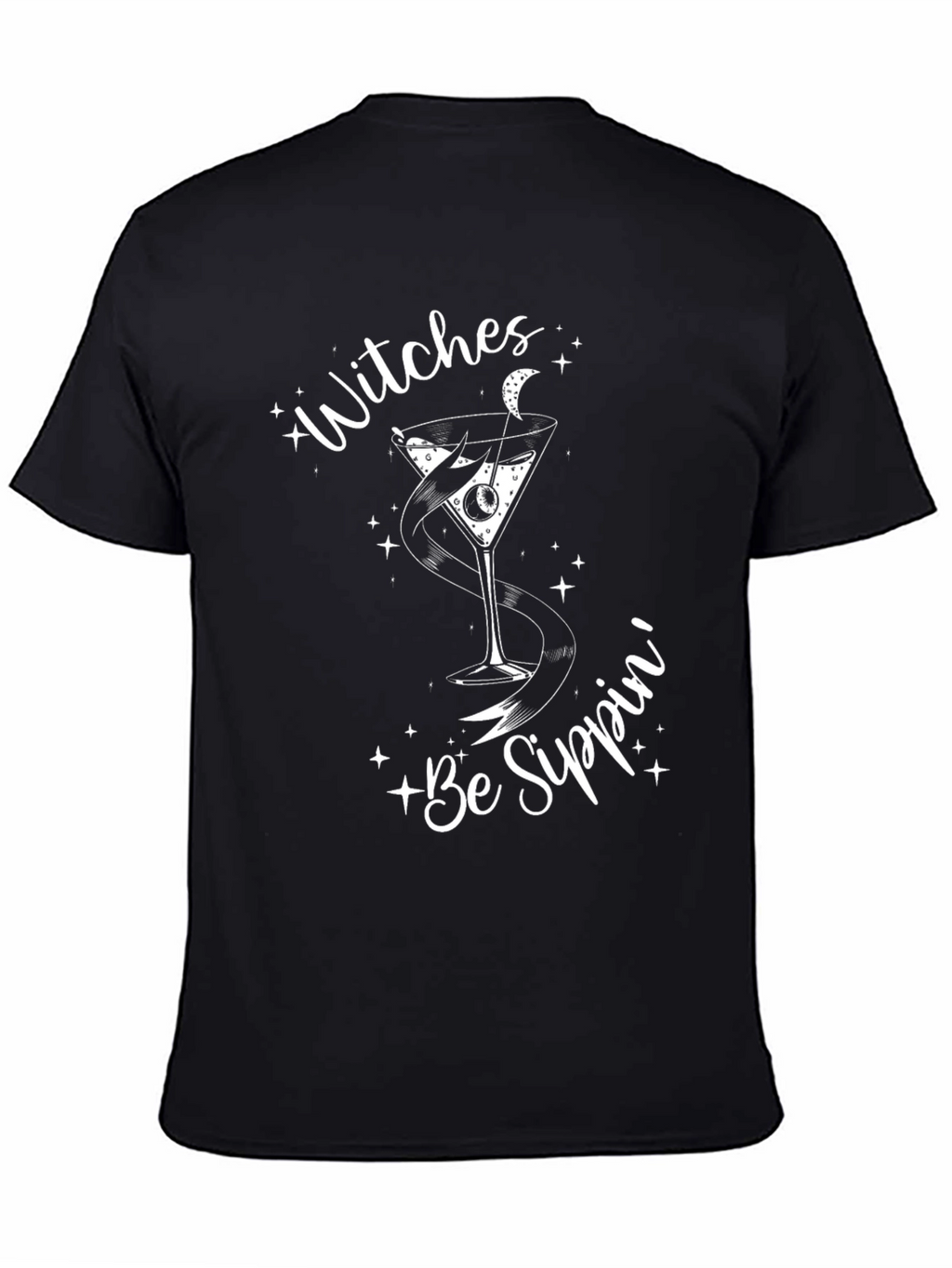 Witches Be Sippin Graphic Tee - Halloween Fun