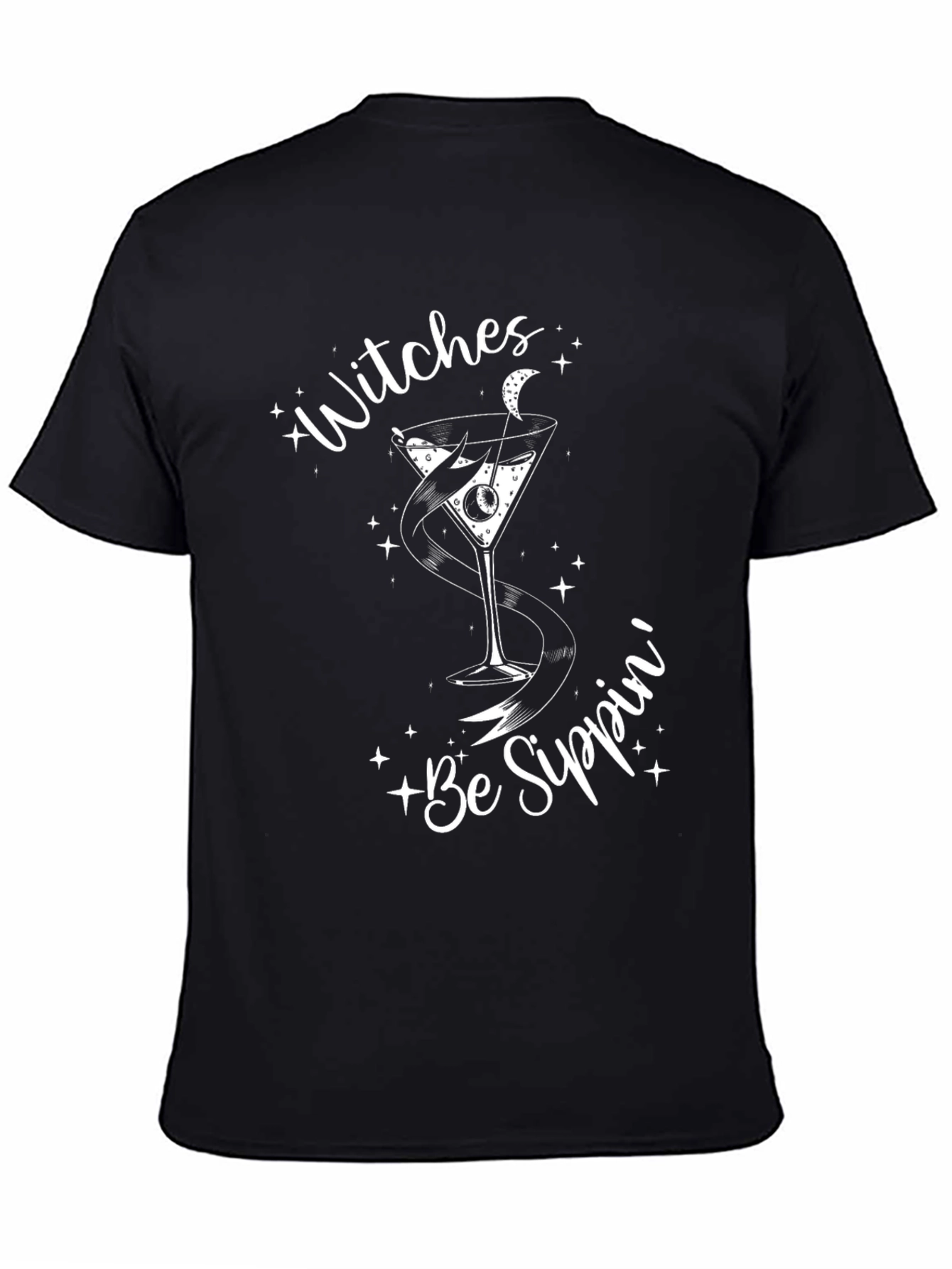 Witches Be Sippin Graphic Tee - Halloween Fun