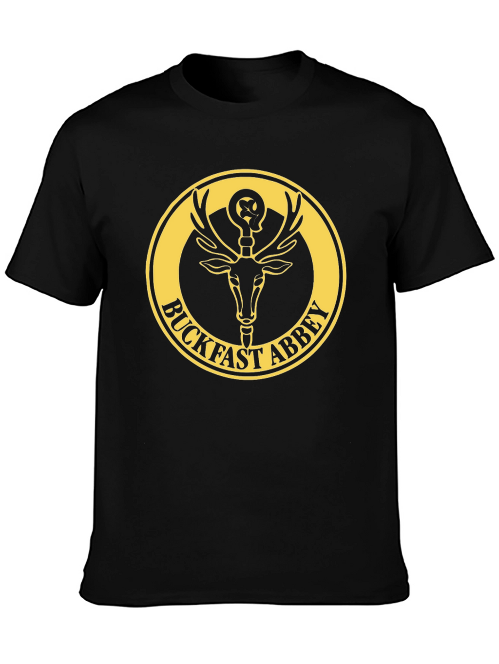 Buckfast Abbey T-Shirt - Deer & Logo Graphic