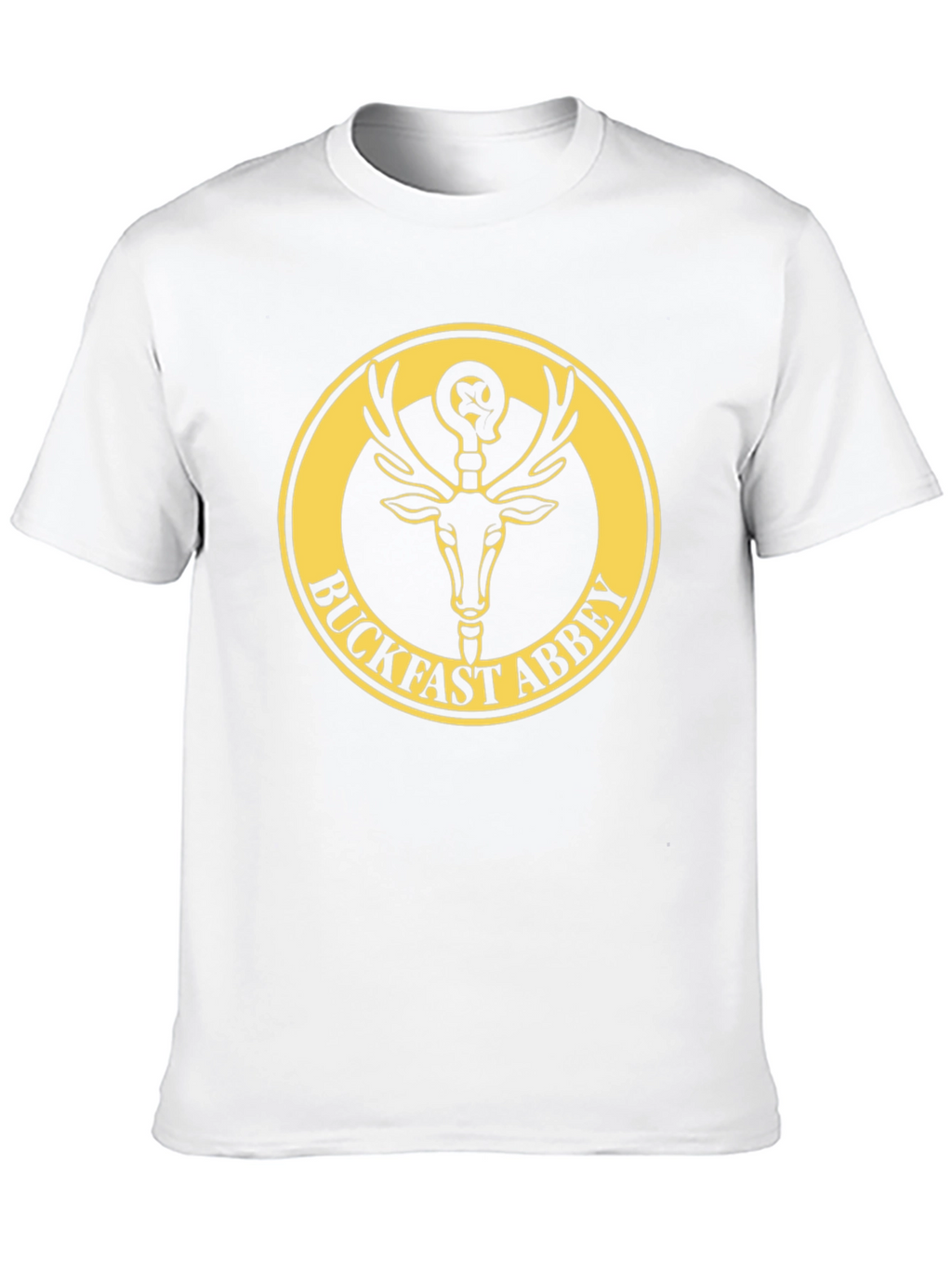 Buckfast Abbey T-Shirt - Deer & Logo Graphic