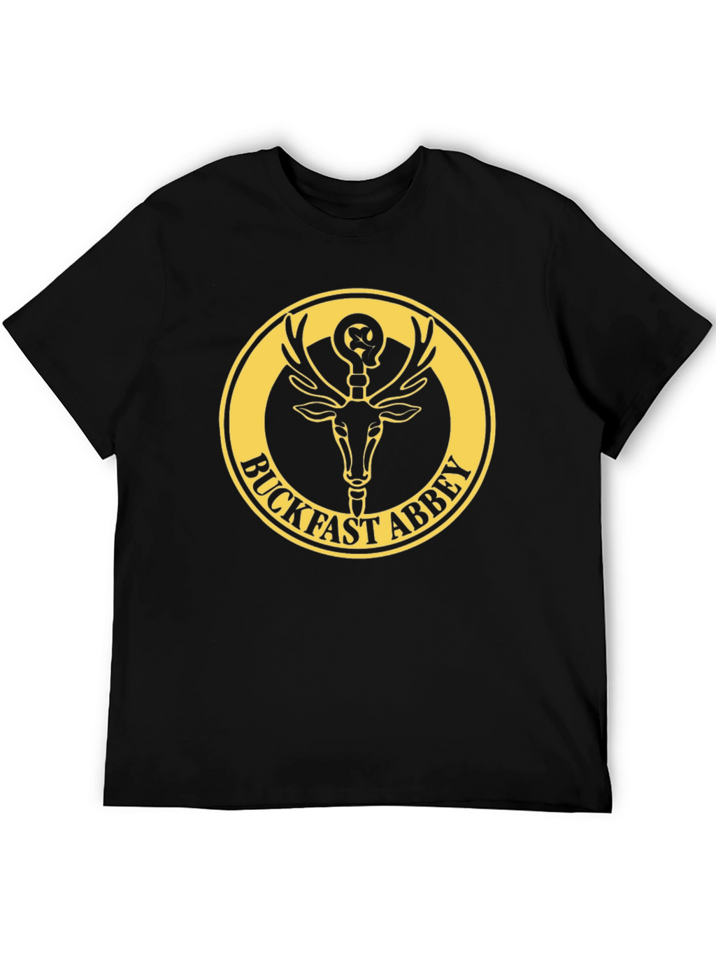 Buckfast Abbey T-Shirt - Deer & Logo Graphic