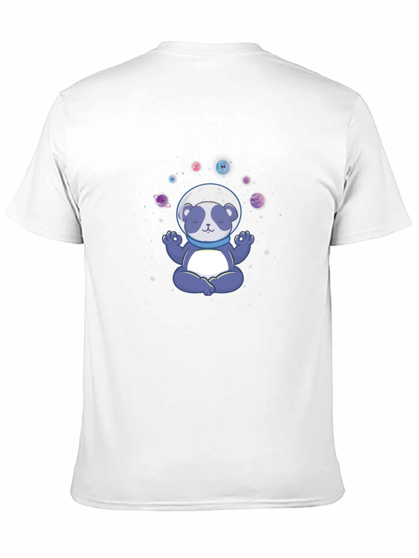 Meditating Panda Astronaut T-Shirt