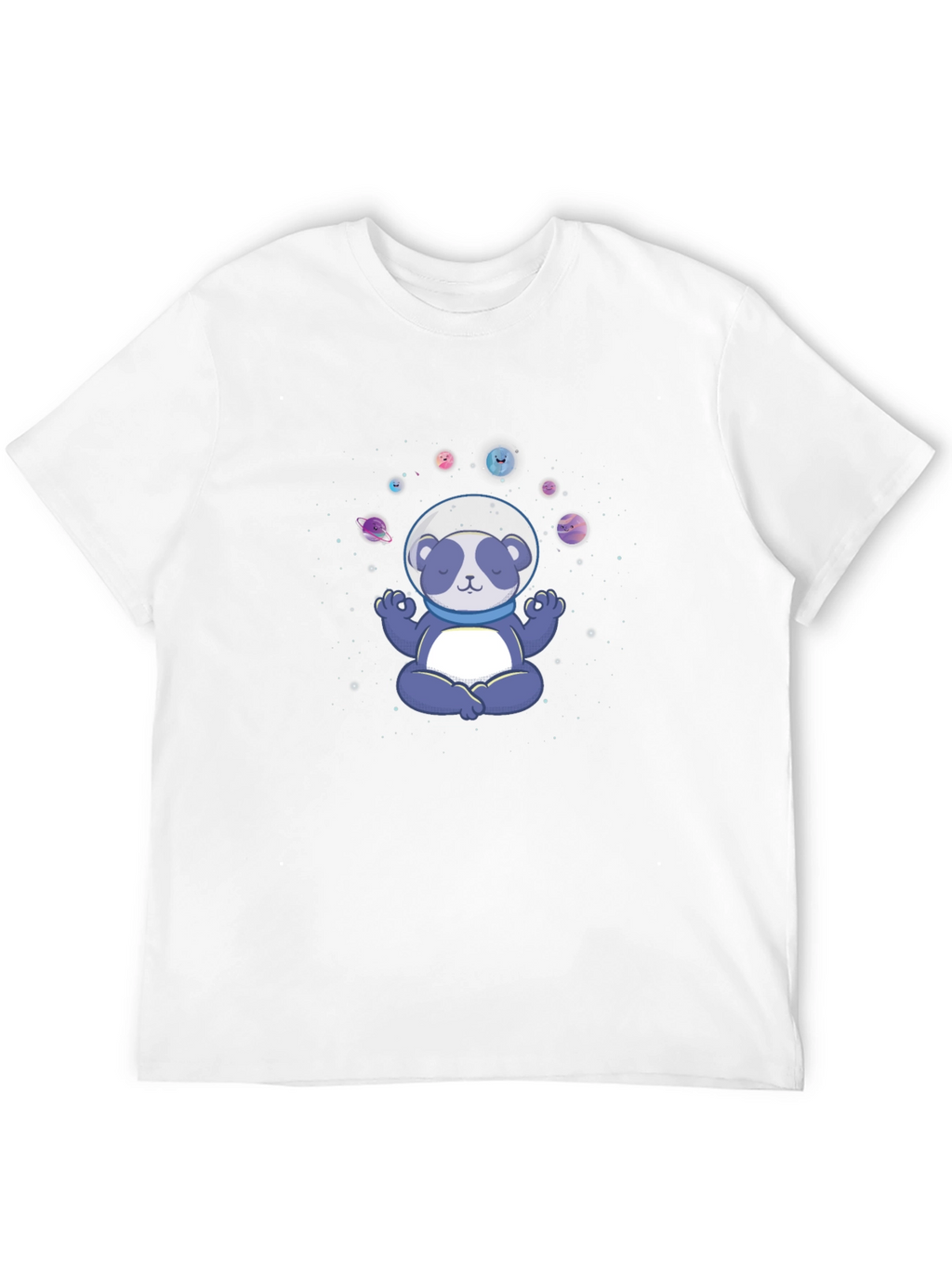 Meditating Panda Astronaut T-Shirt