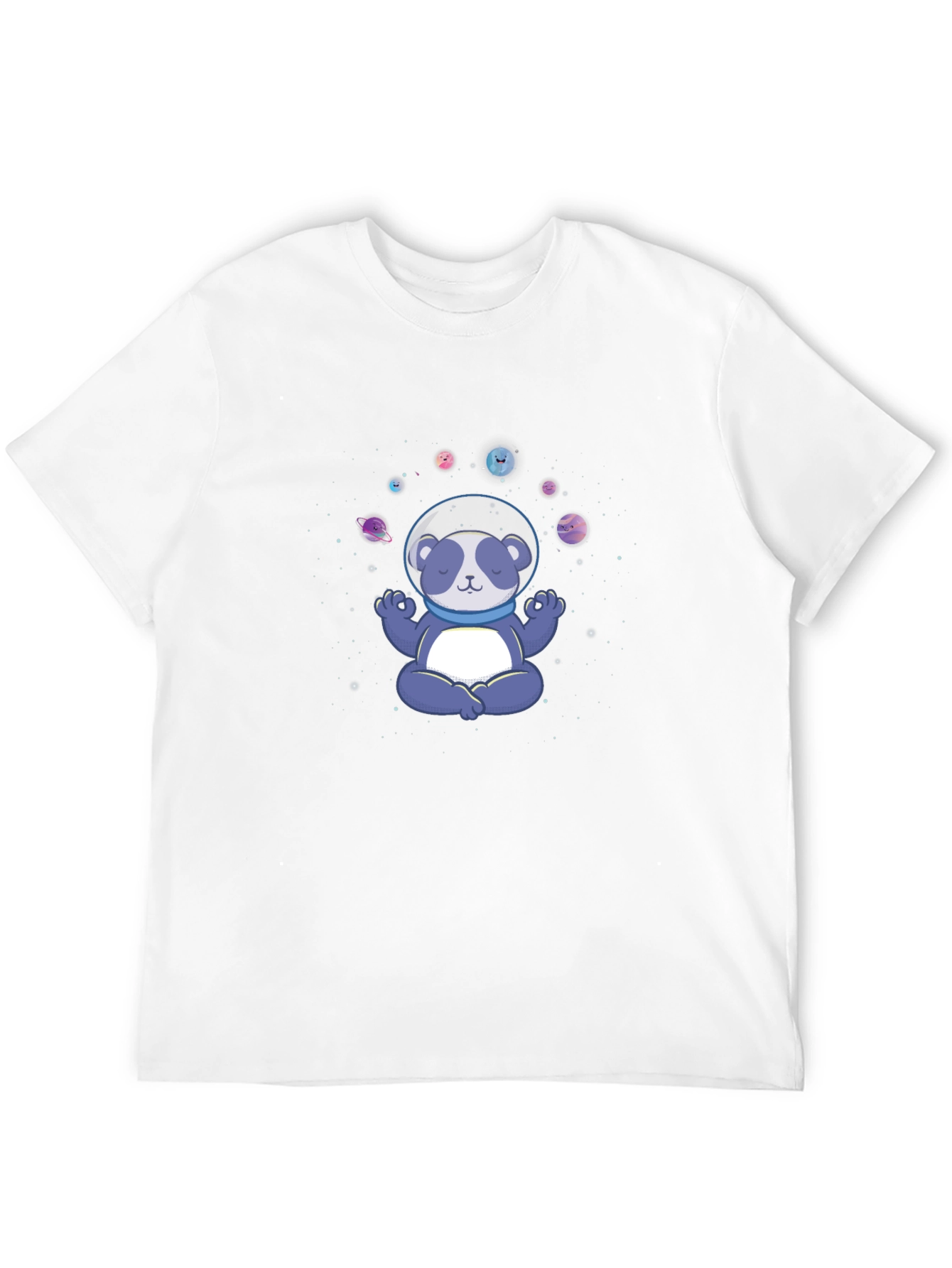 Meditating Panda Astronaut T-Shirt