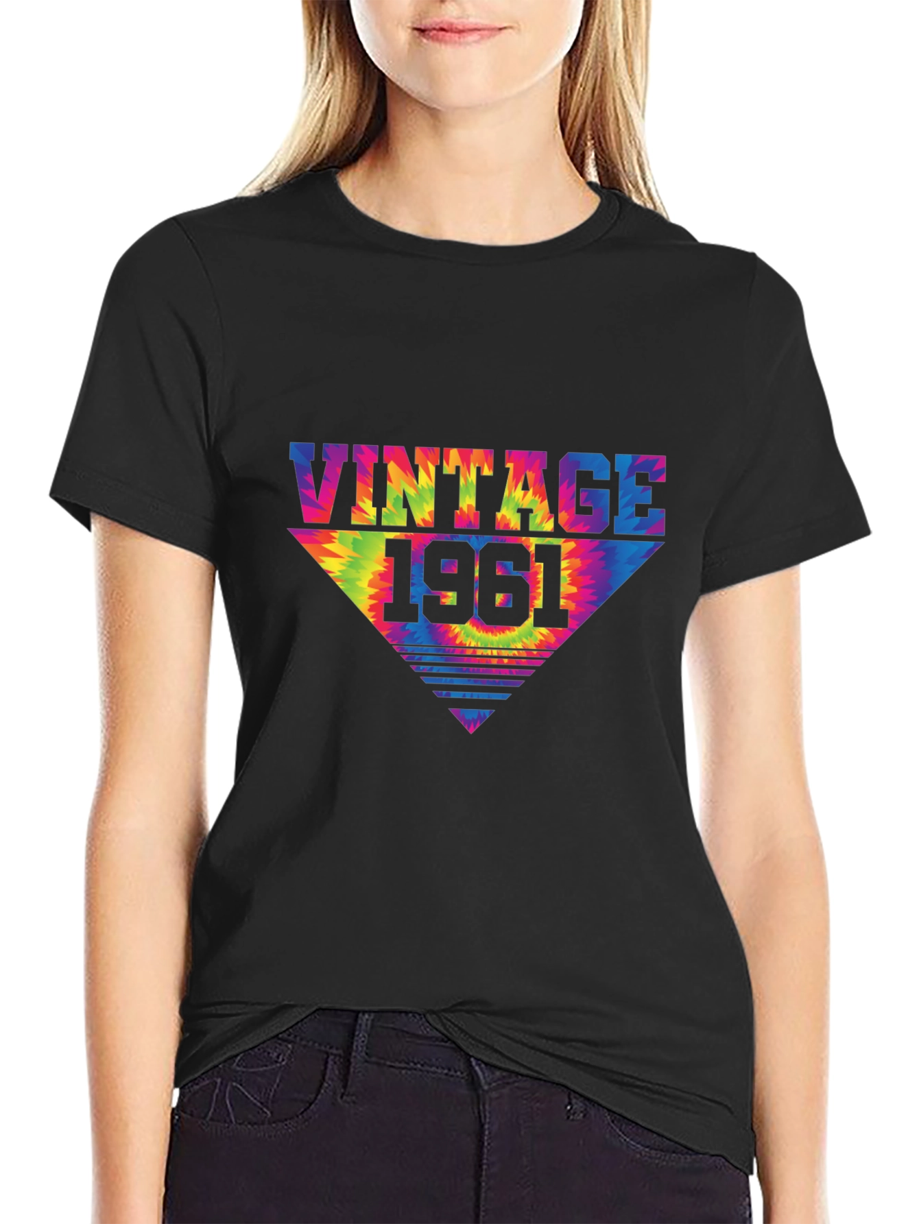 Vintage 1961 Tie Dye Graphic T-Shirt
