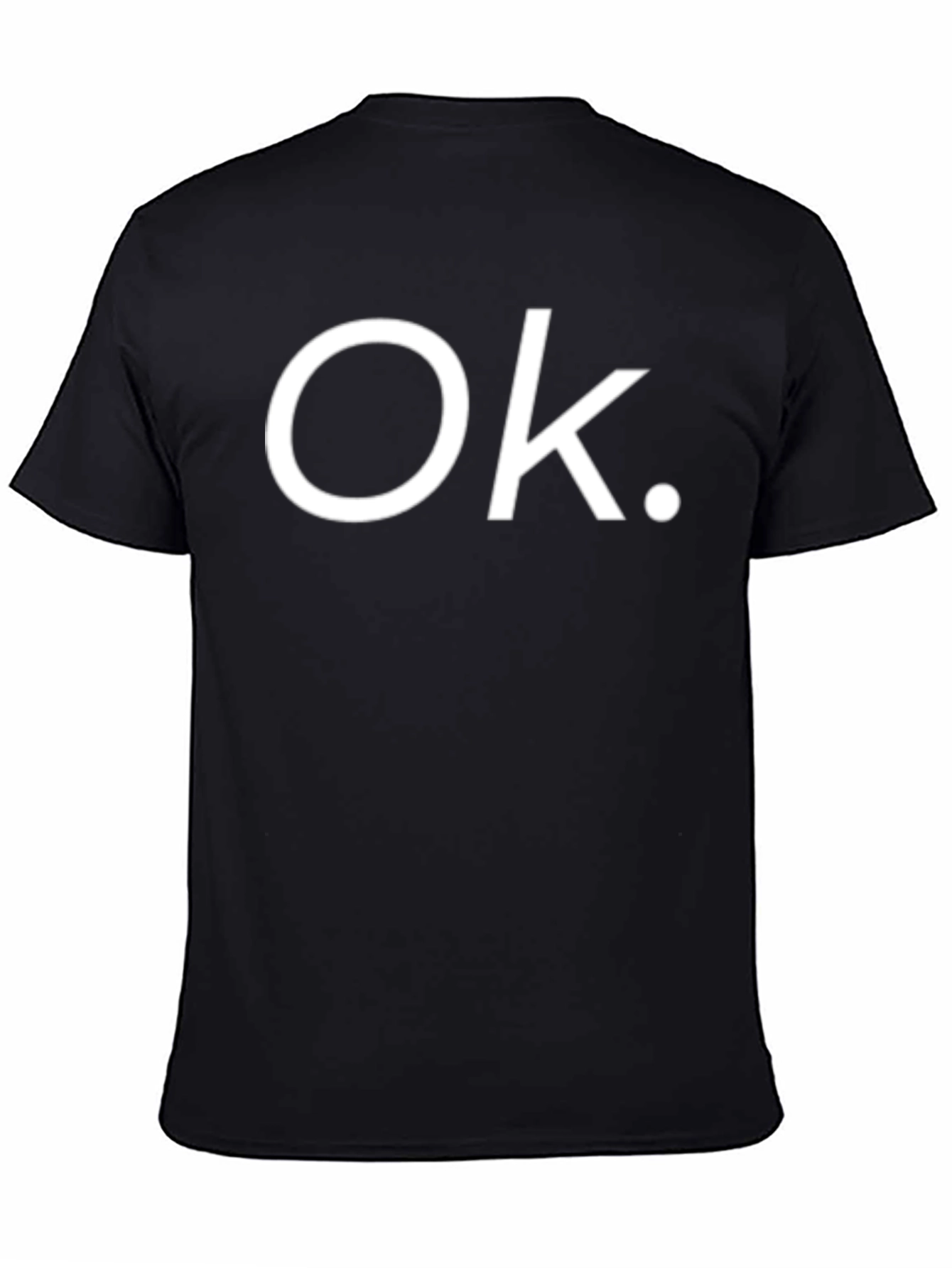 Ok. Graphic T-Shirt - Casual Short Sleeve Tee
