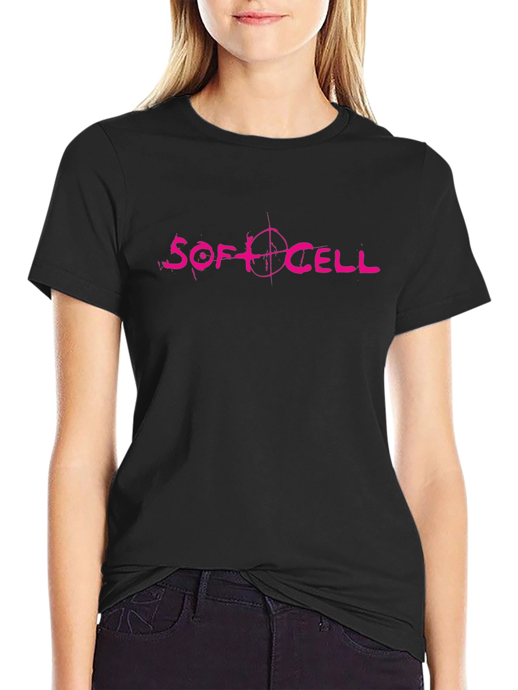 Soft Cell Graphic T-Shirt - Black