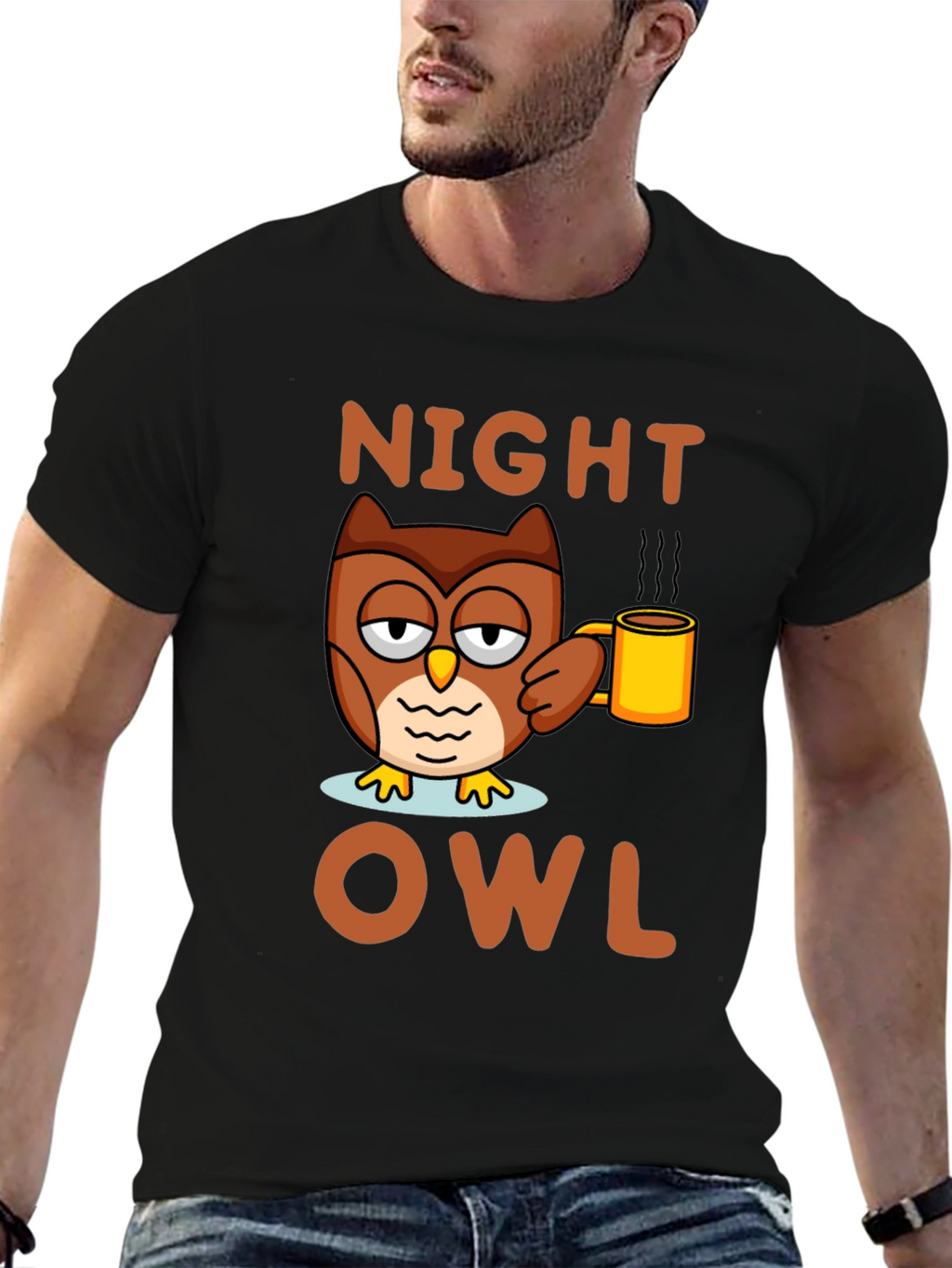 Night Owl T-Shirt - Coffee Lovers Tee