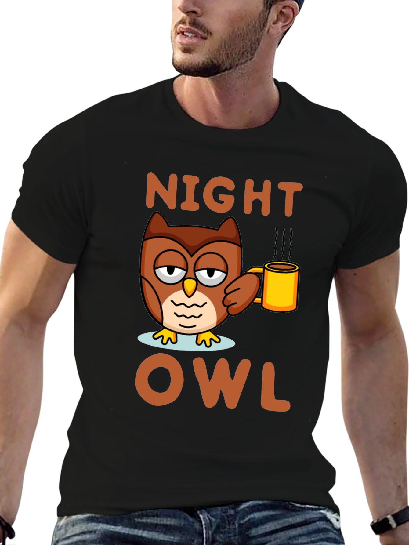Night Owl T-Shirt - Coffee Lovers Tee