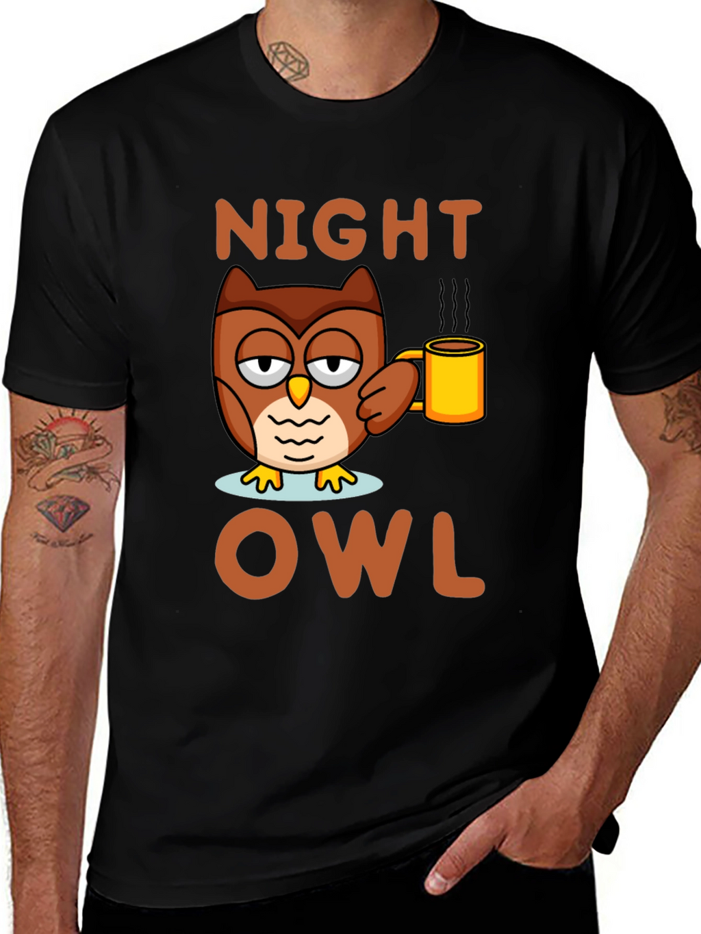 Night Owl T-Shirt - Coffee Lovers Tee