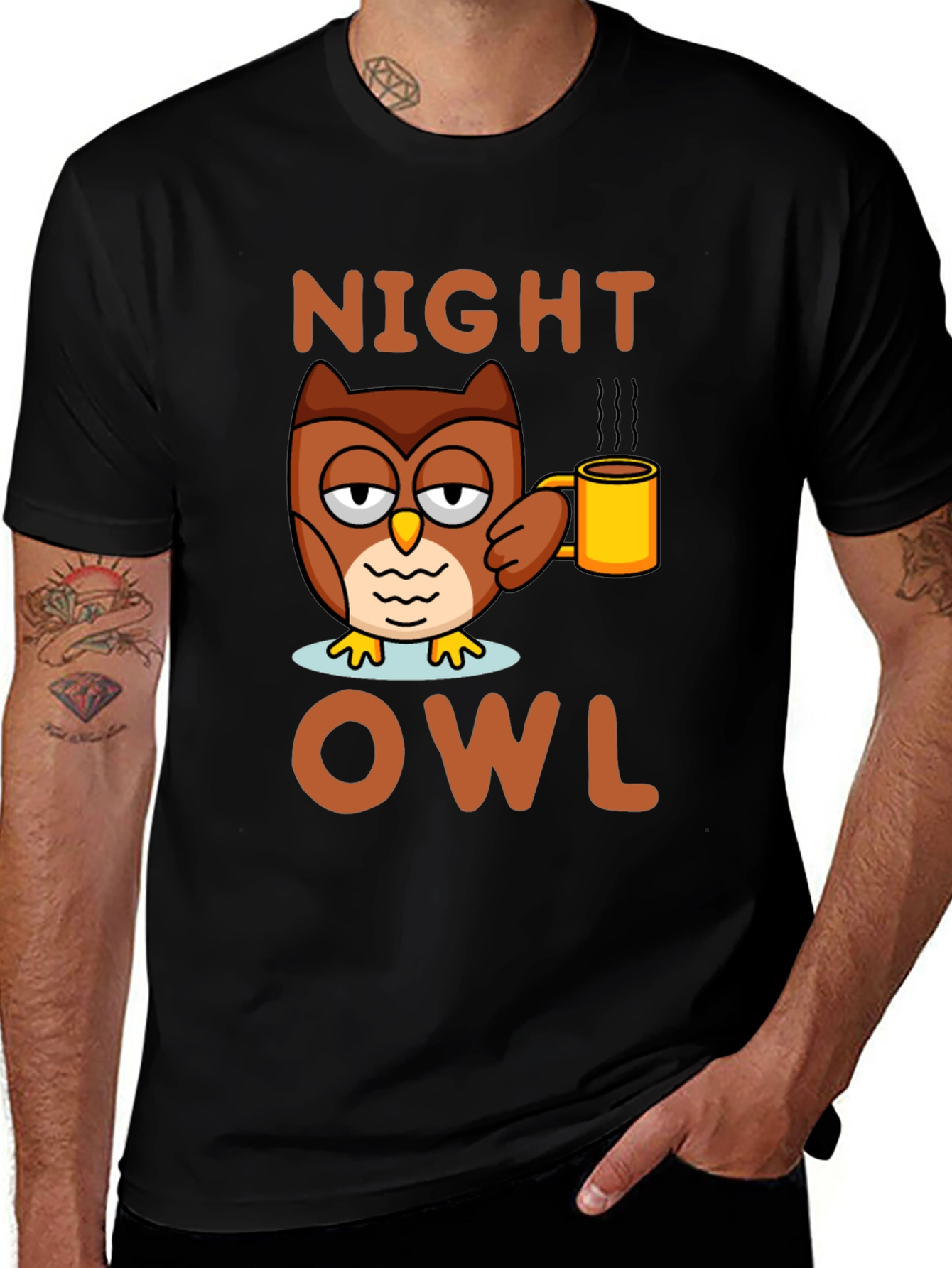 Night Owl T-Shirt - Coffee Lovers Tee