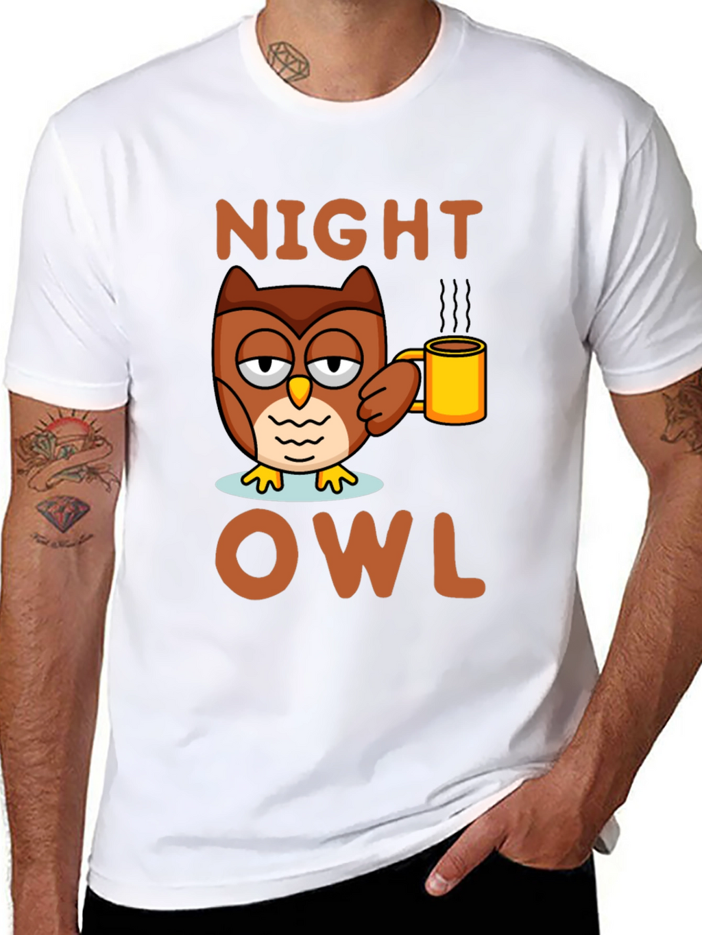 Night Owl T-Shirt - Coffee Lovers Tee