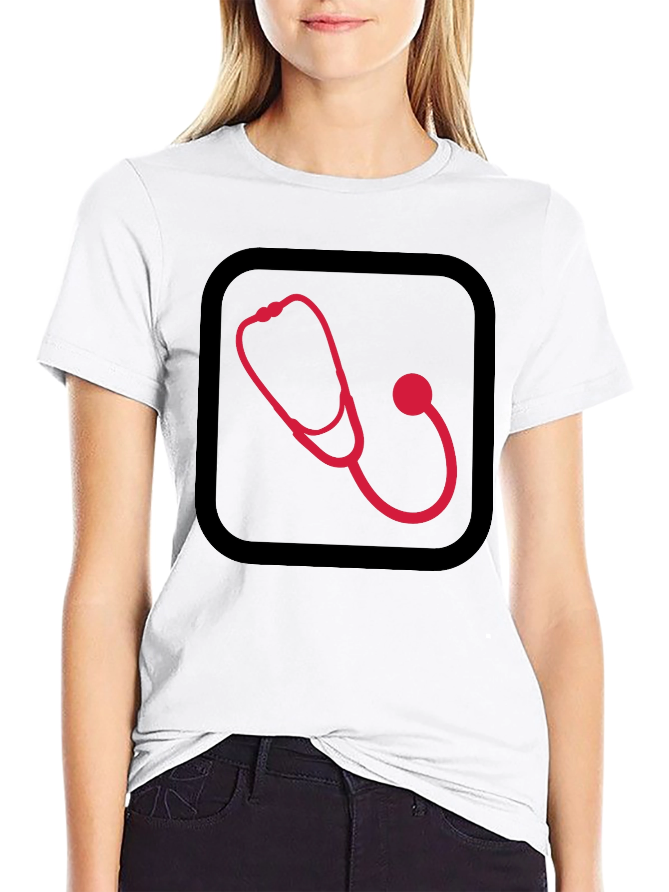 Stethoscope Graphic Tee - Medical Professional Shirt